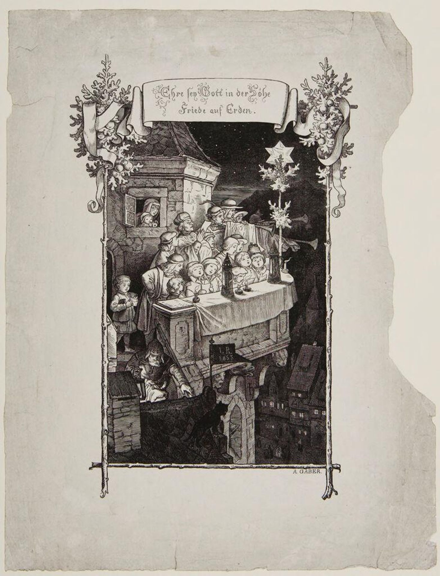 "Glory to God in the Highest, Peace on Earth" by August Gaber