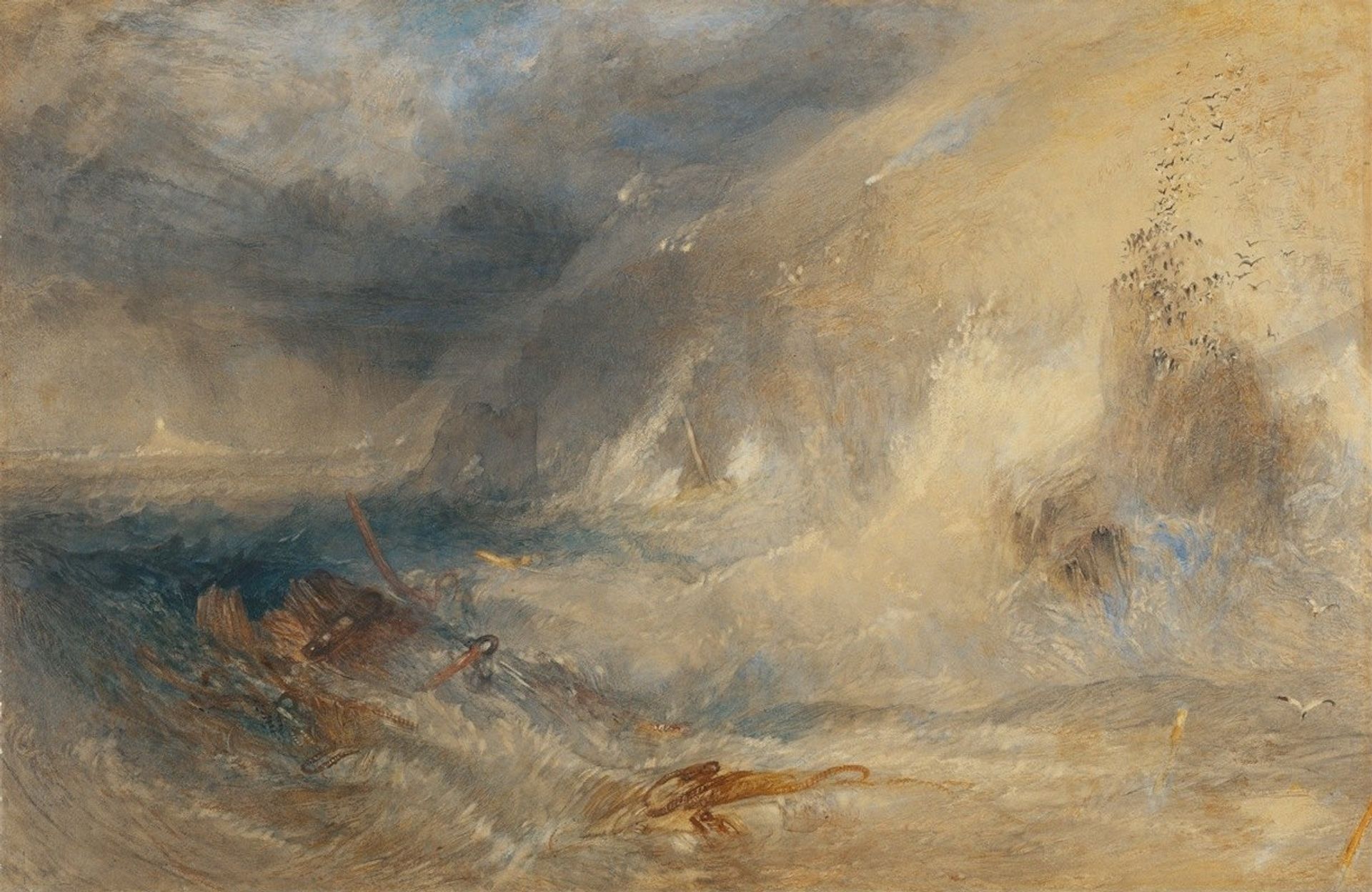 Long Ship’s Lighthouse, Land’s End by Joseph Mallord William Turner
