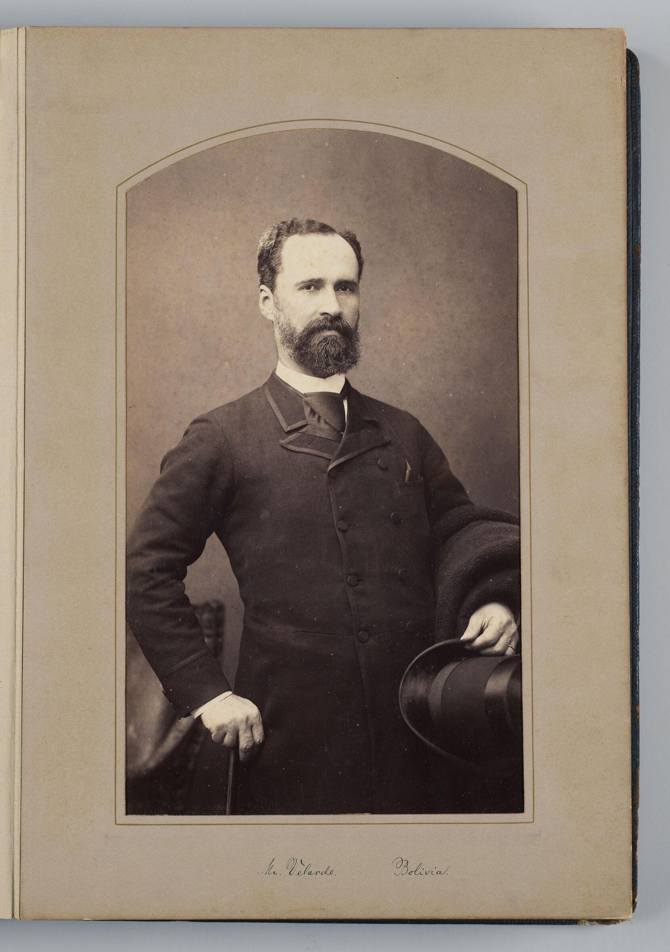 Juan Francisco Velarde (Bolivian delegate) by Mathew B. Brady