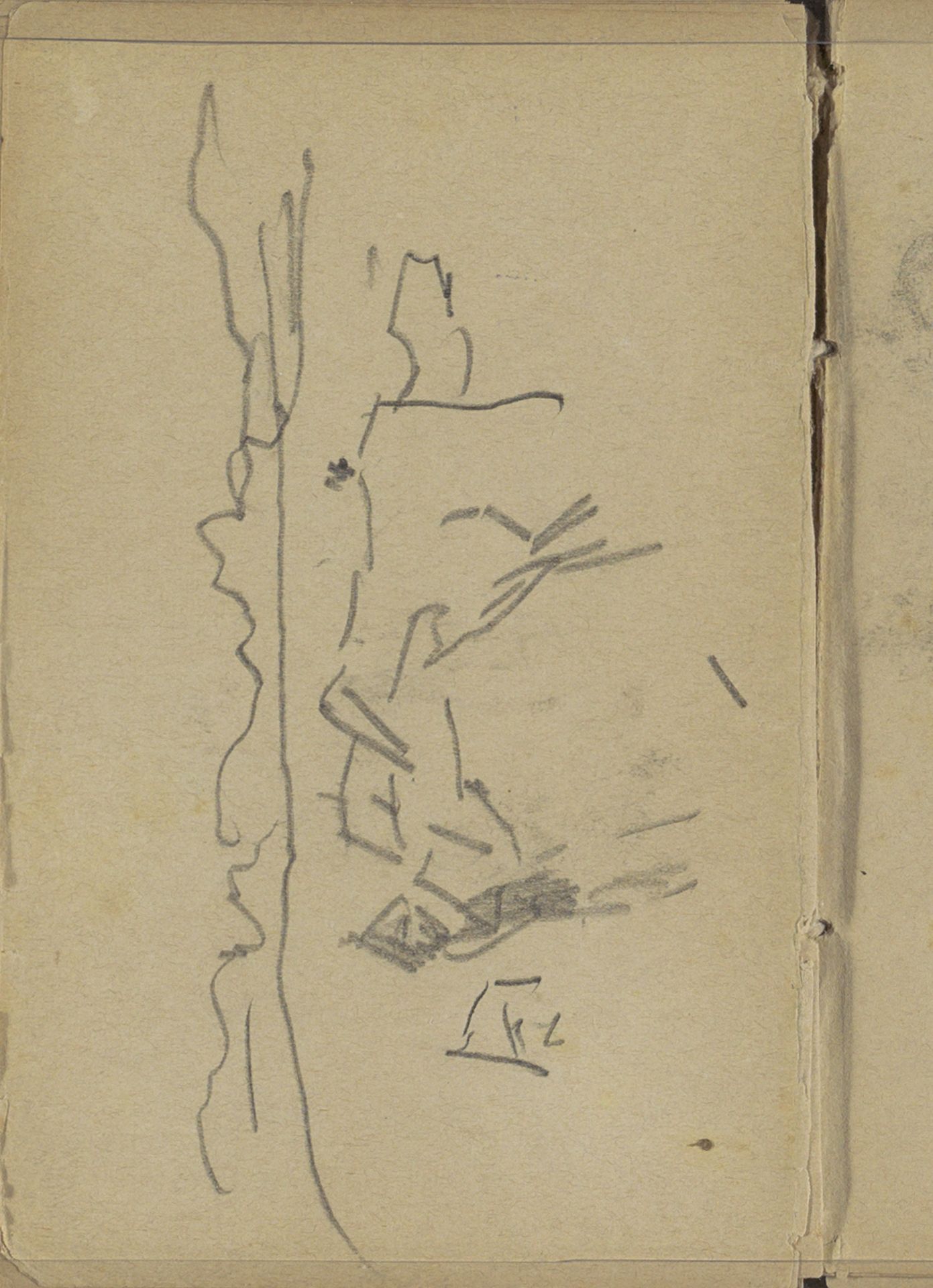 Soldaat bij paarden in een landschap by George Hendrik Breitner