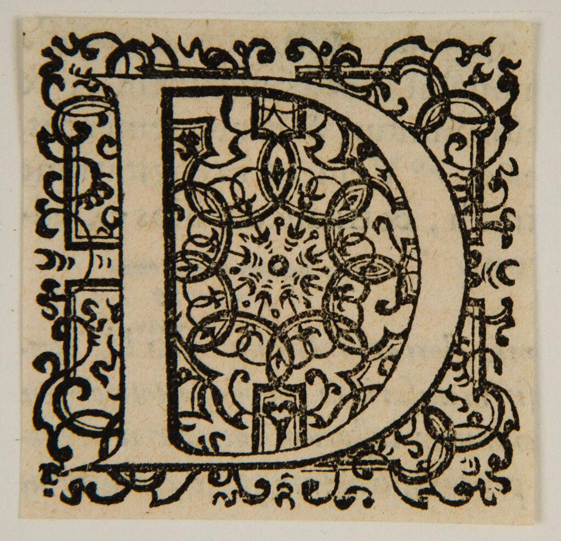 Letter D by Anonymous