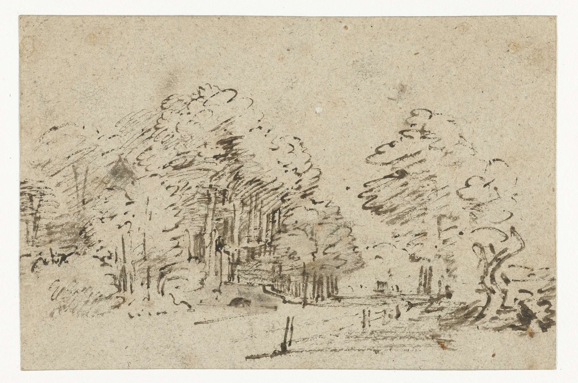 View of the Amstelveenseweg outside Amsterdam by Rembrandt van Rijn