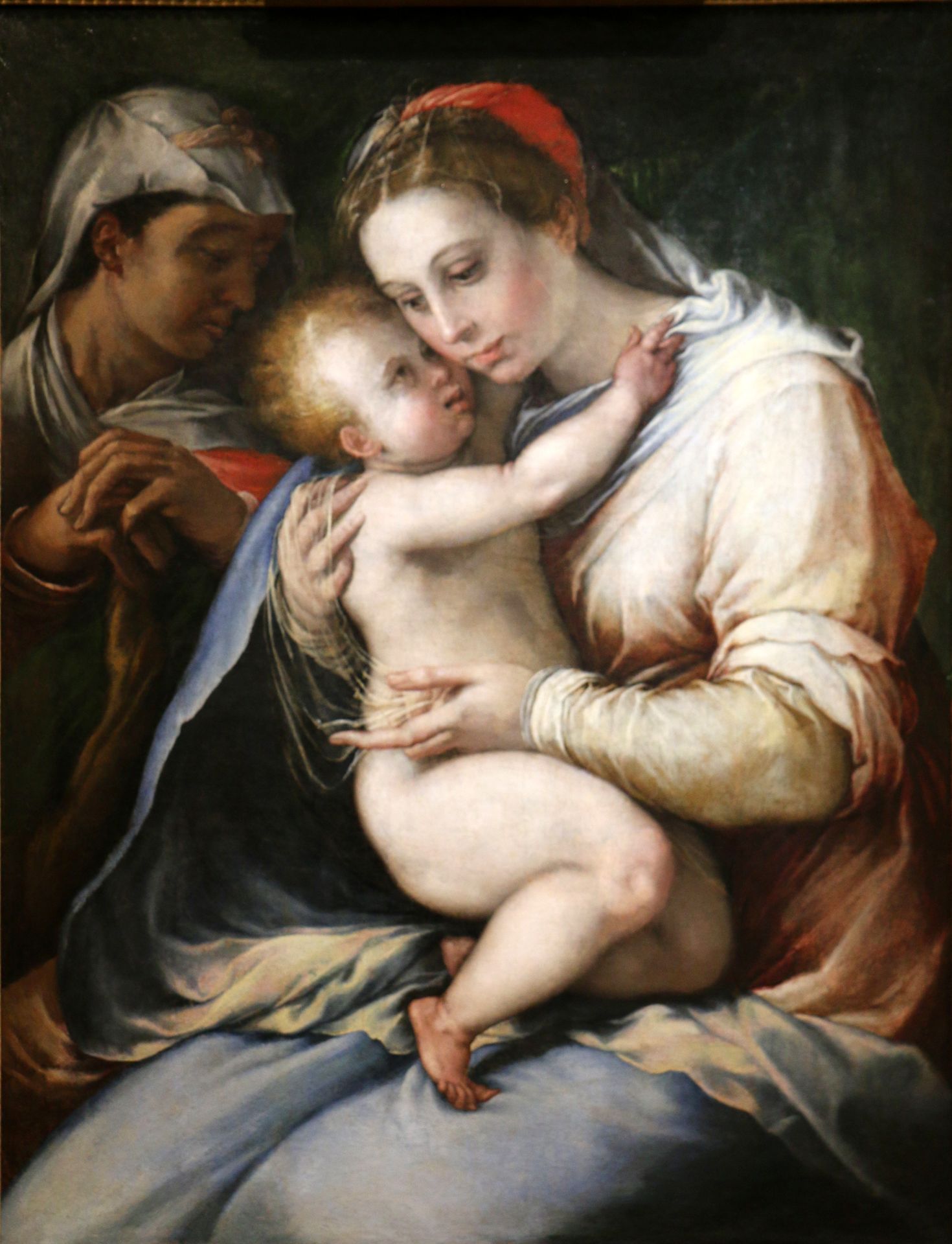 Virgin with a Child by Francesco de' Rossi (Francesco Salviati), "Cecchino"