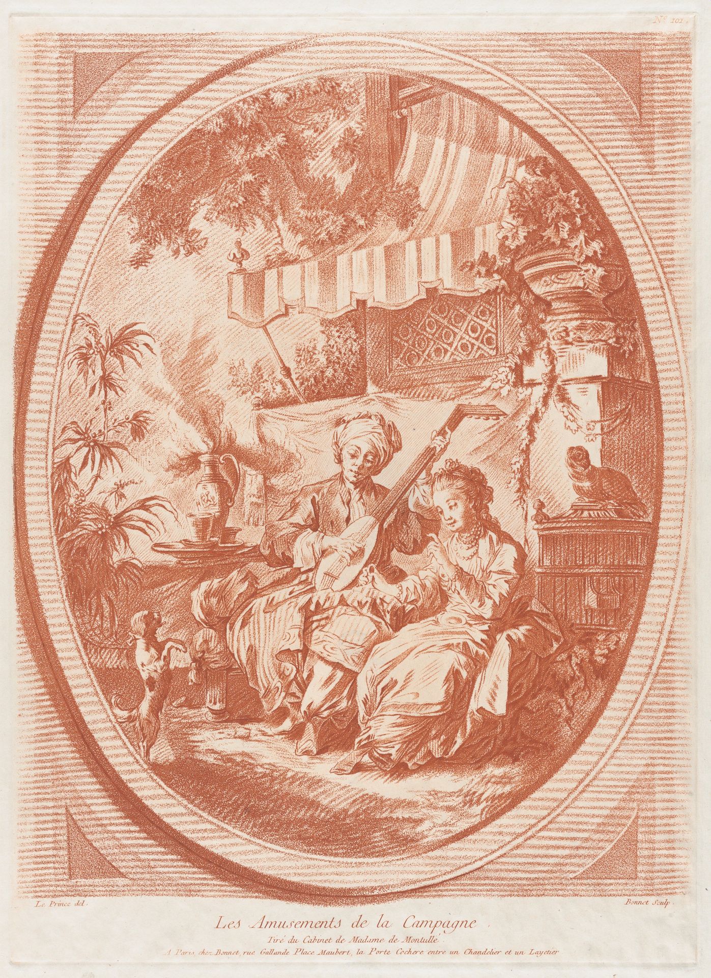 The Pleasures of the Countryside by Louis Marin Bonnet