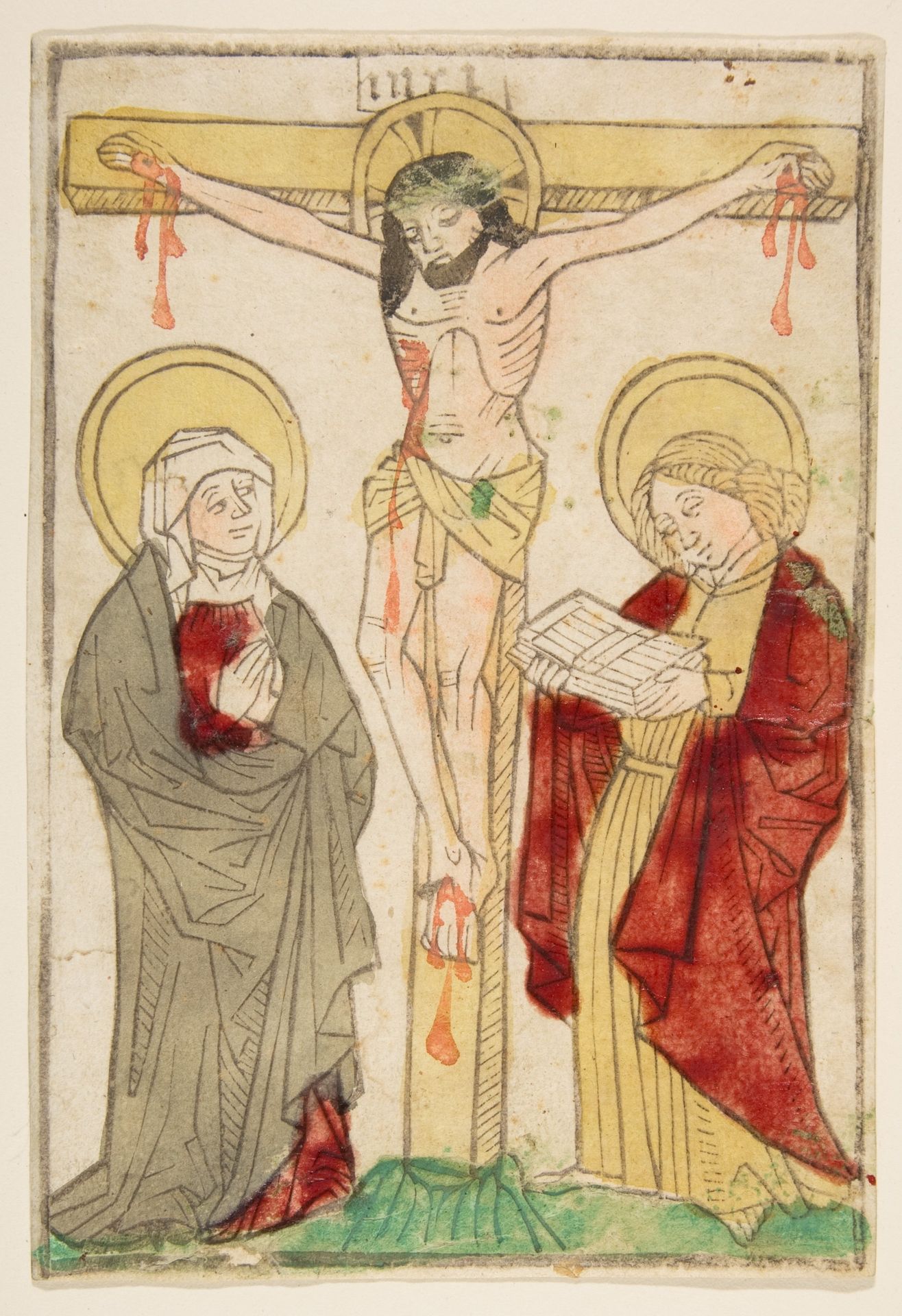 Christ on the Cross with the Virgin and Saint John by Anonymous
