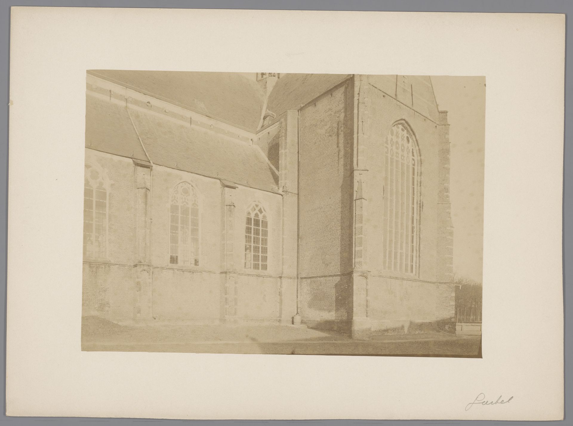 Gedeelte van de Sint-Laurentiuskerk te Oud Gastel by anoniem (Monumentenzorg)