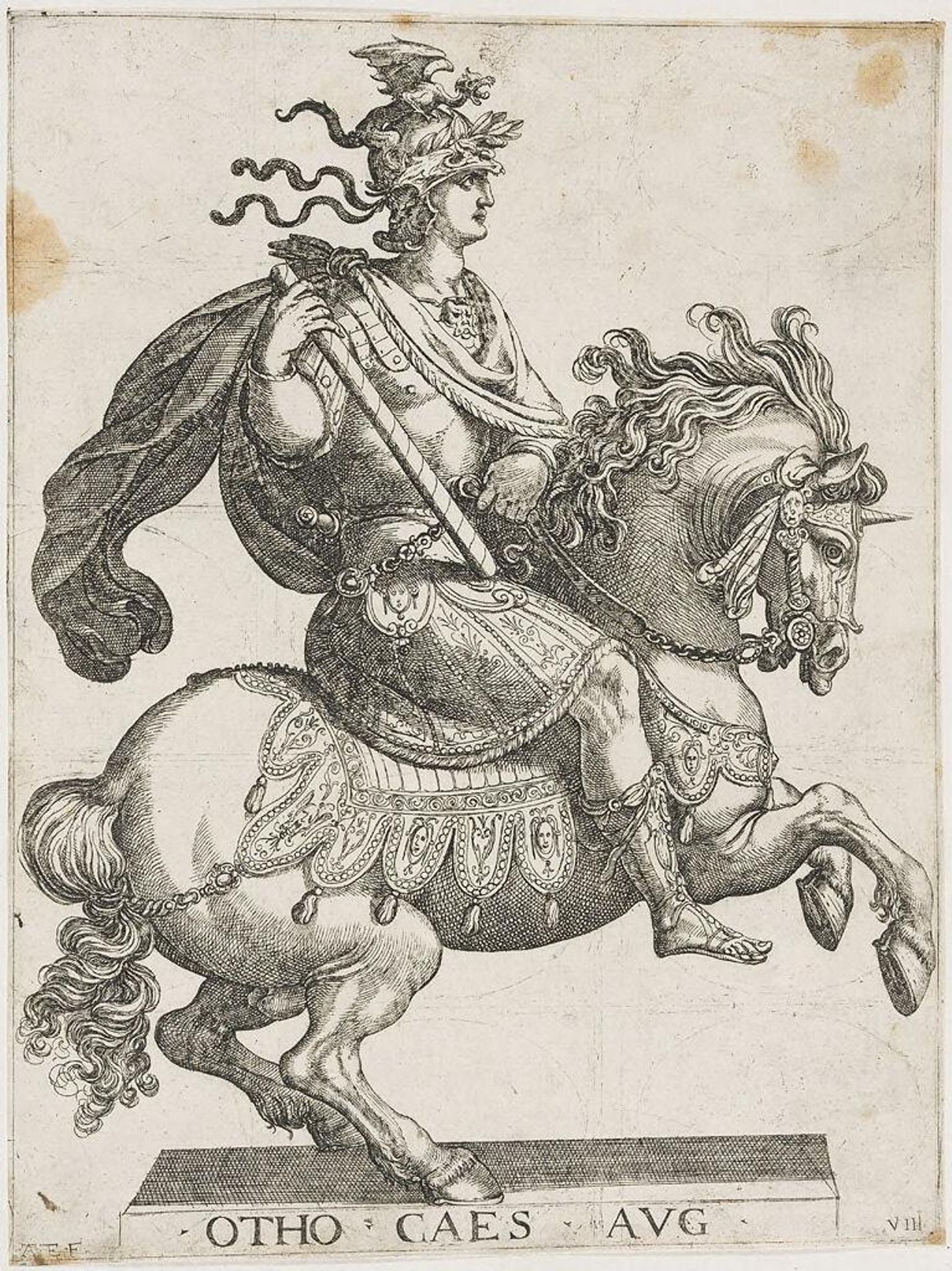 Emperor Otho on Horseback by Antonio Tempesta