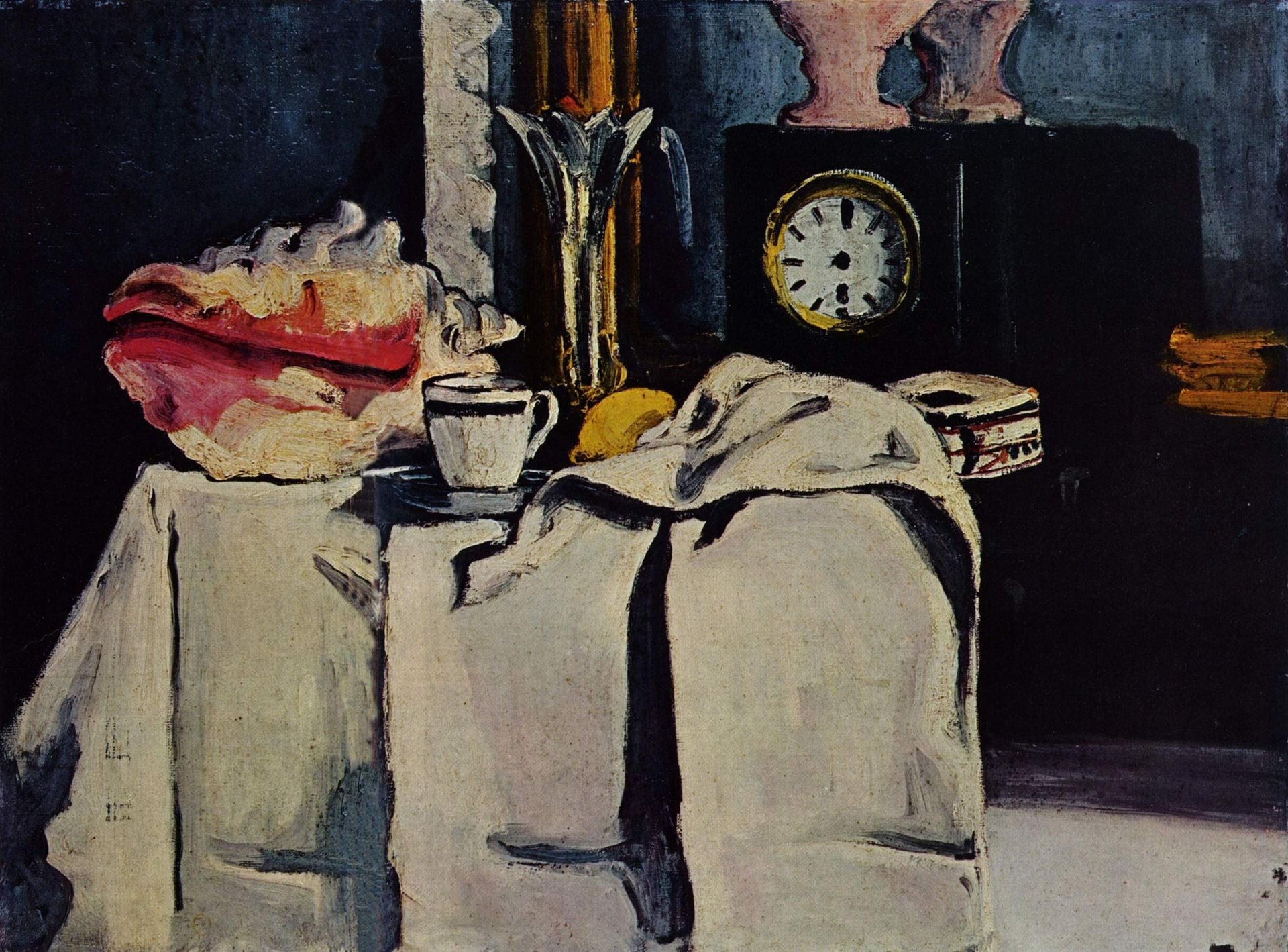 The Black Marble Clock by Paul Cézanne