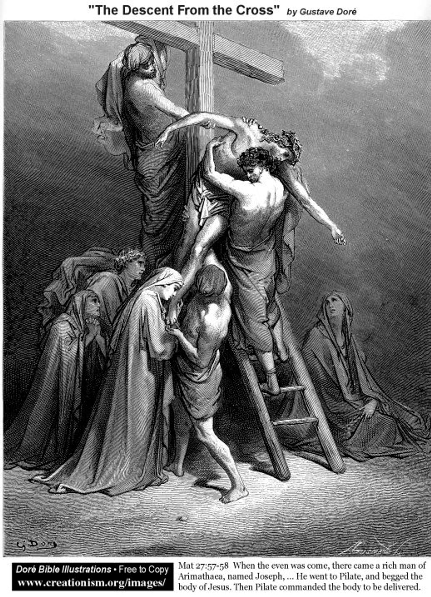 The Descent From TheCross by Gustave Dore