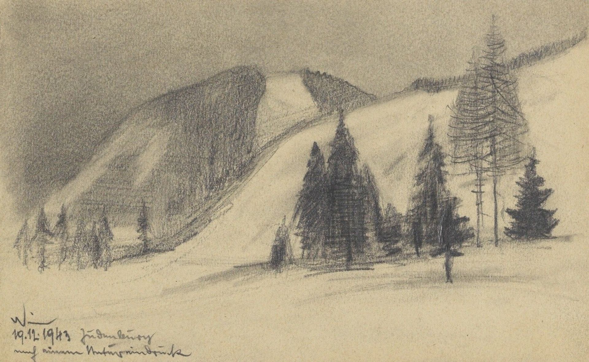 Obersteirische Winterlandschaft by Karl Wiener