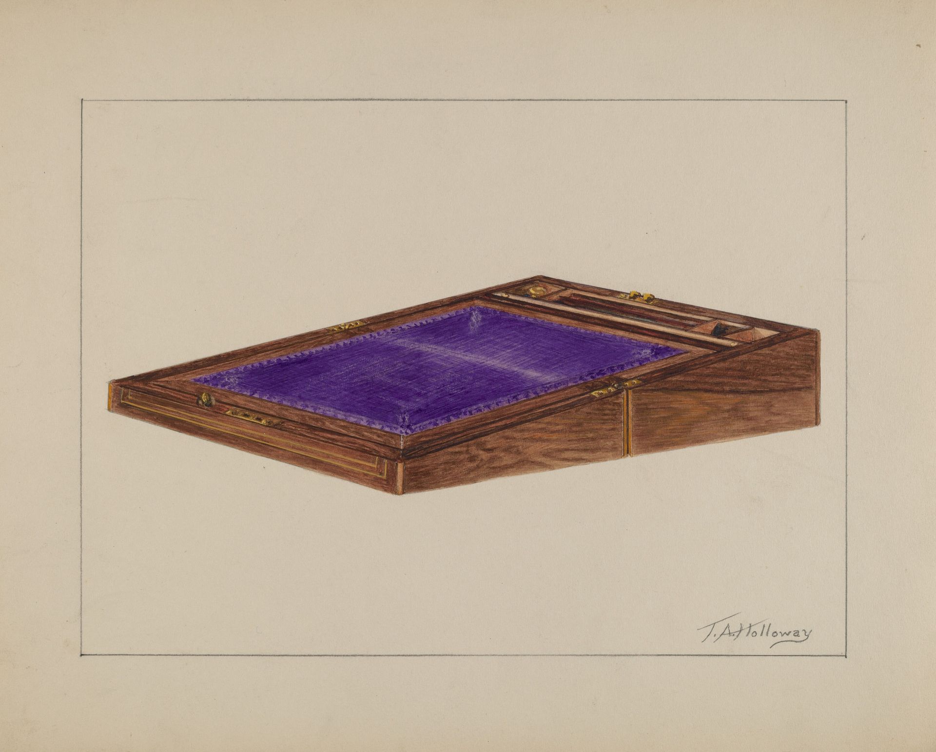 Folding Desk by Thomas Holloway