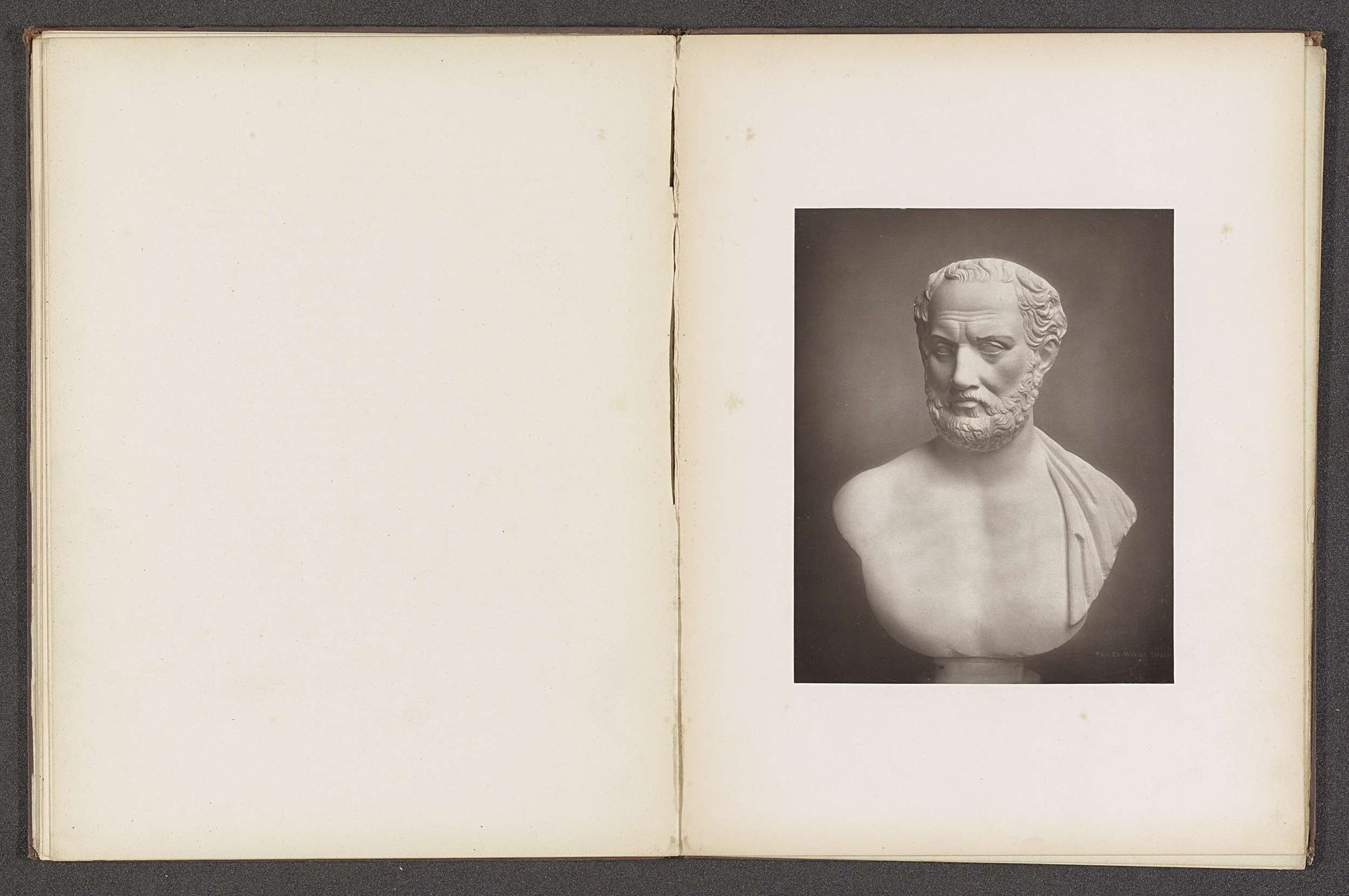 Portretbuste van Thucydides by Ch. Winter