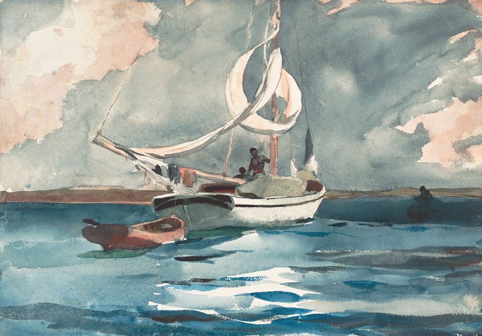 Sloop, Nassau by Winslow Homer
