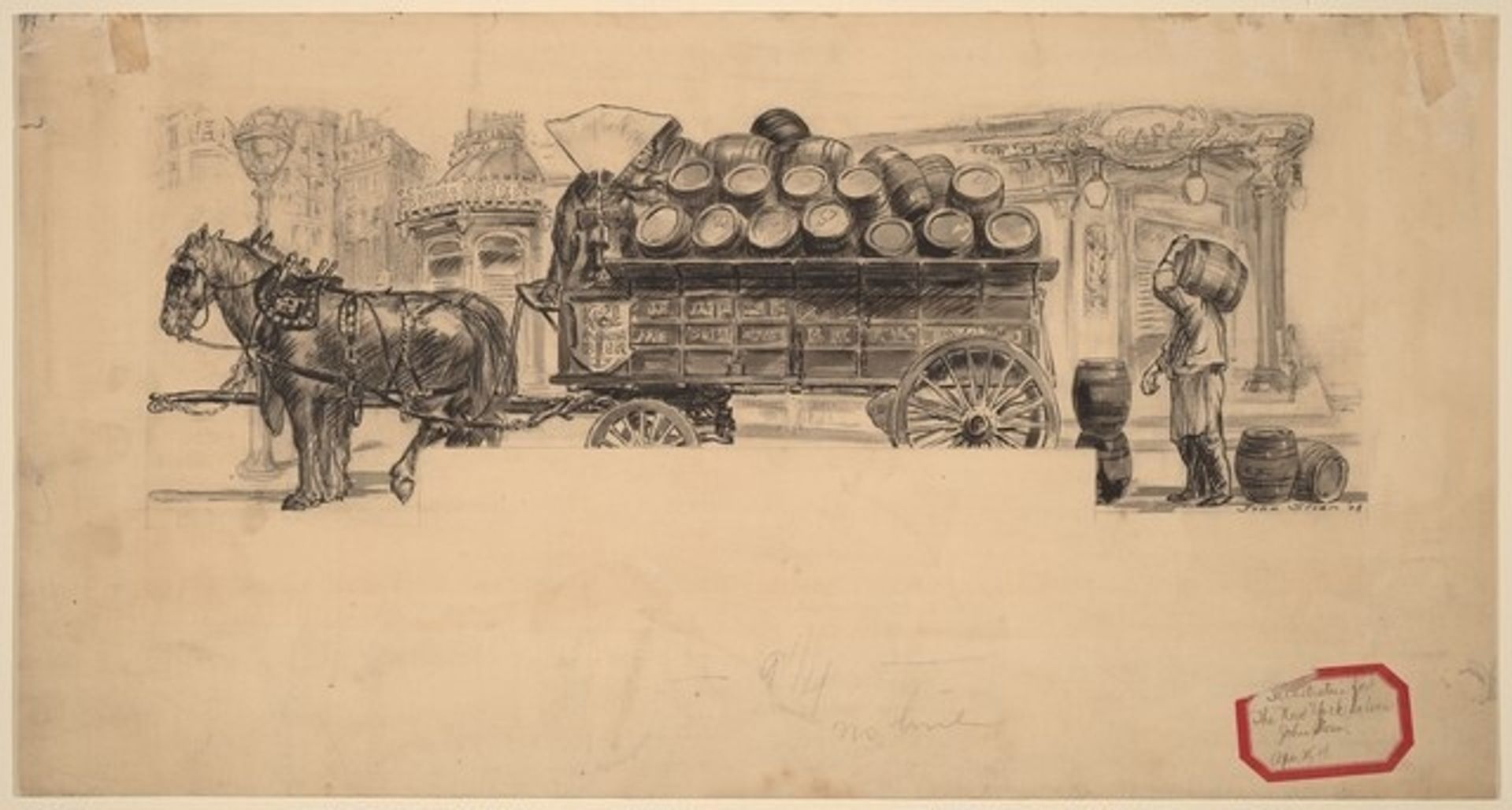 Medusa Beer Truck by John Sloan