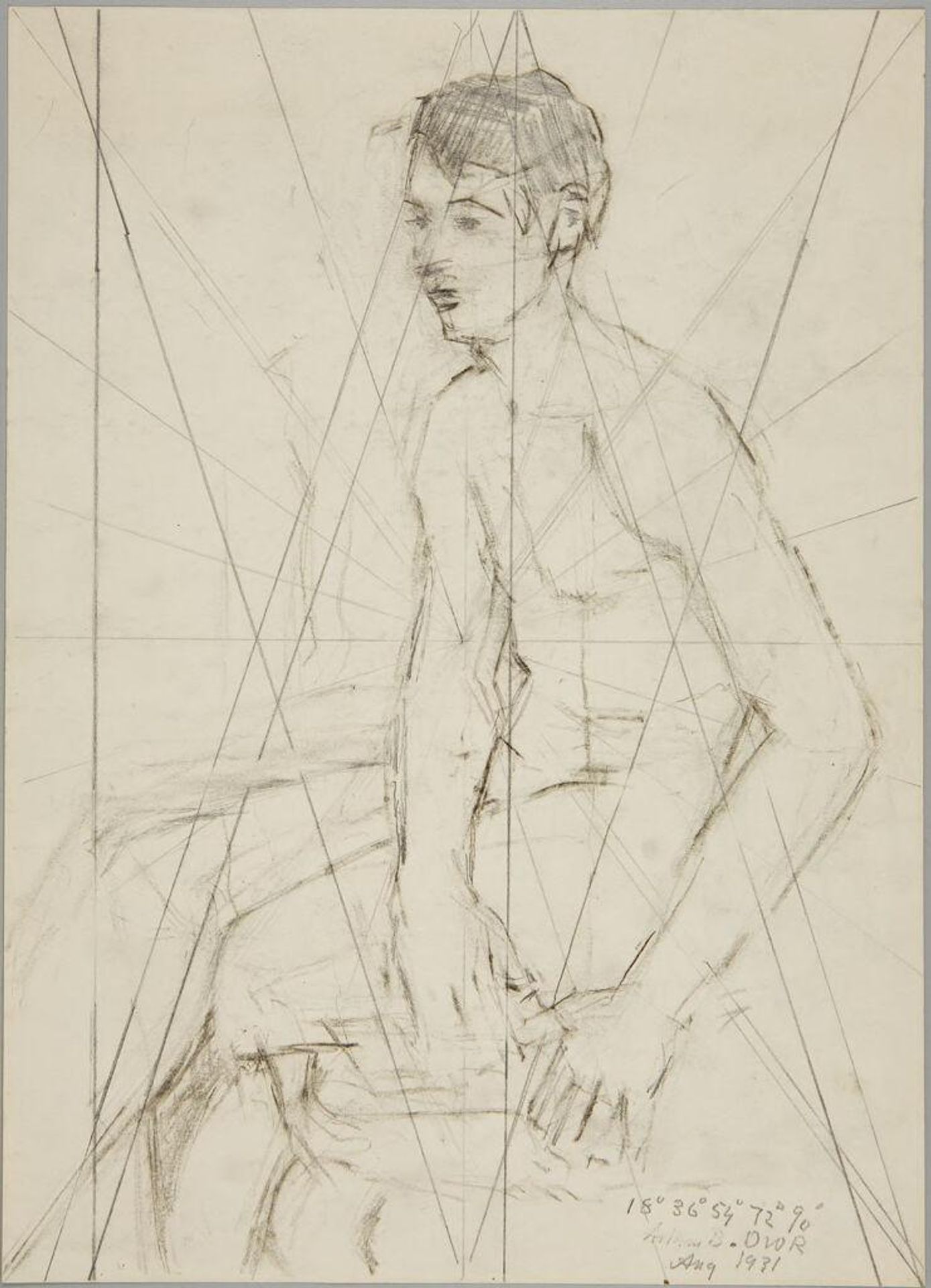 Sketch of Arthur B. by Denman Waldo Ross