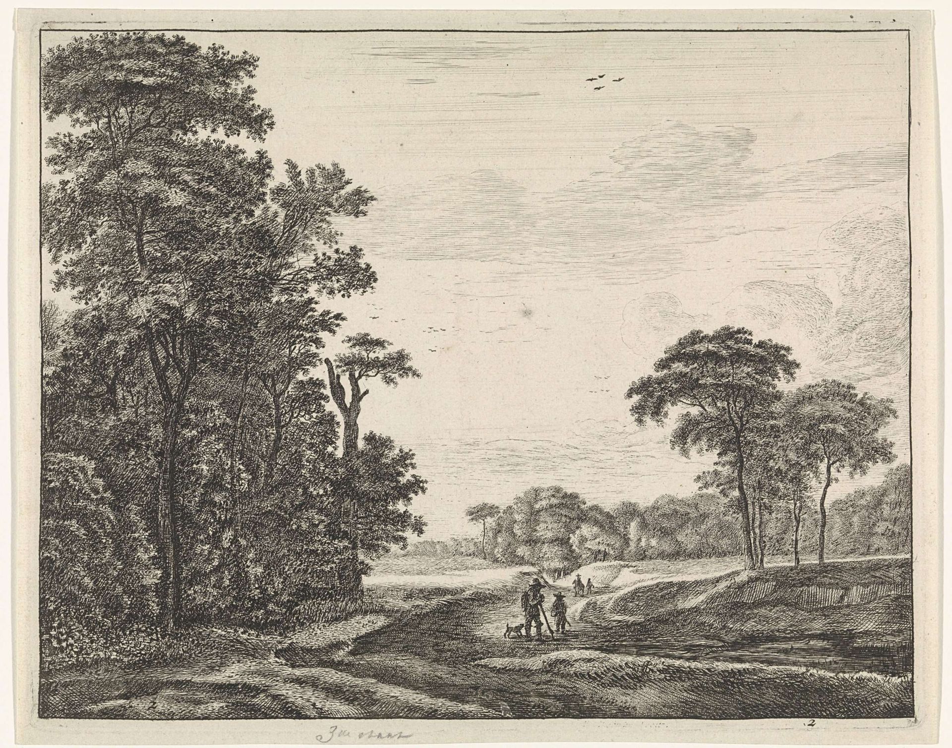 Pad aan de rand van het Haagse Bos by Roelant Roghman