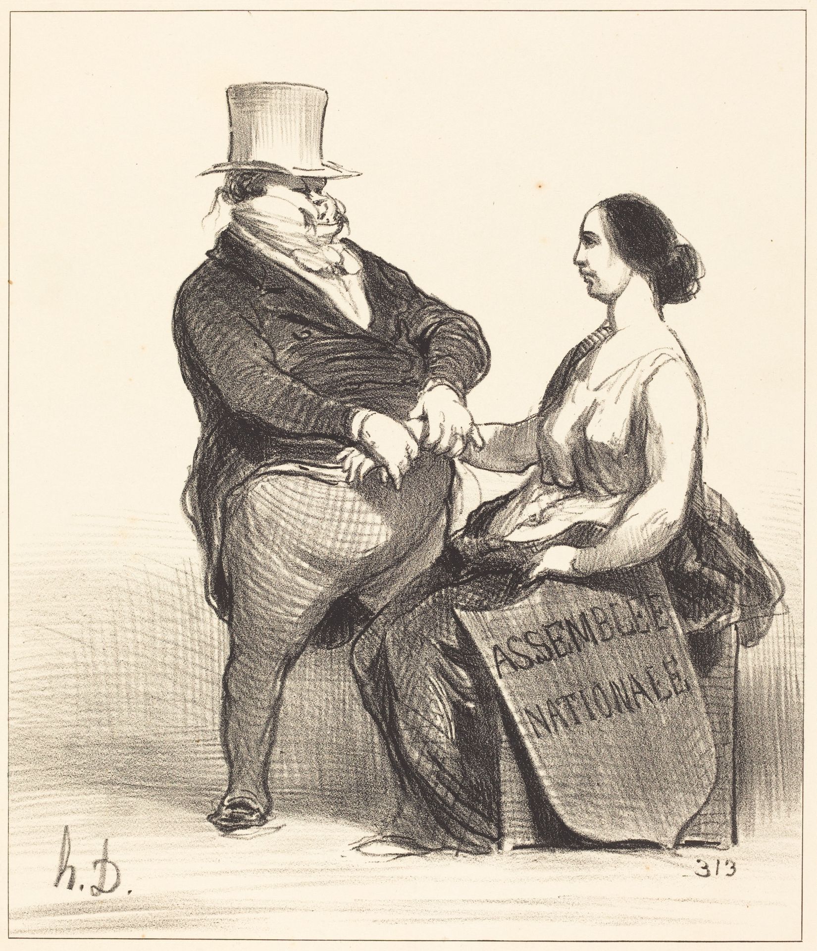 Docteur... je ne suis pas aussi malade... by Honoré Daumier