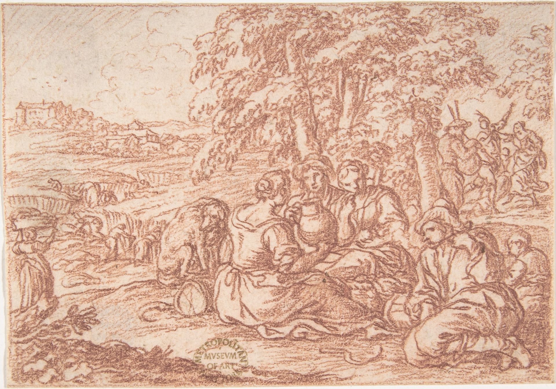 August (one of a series representing the labors of the months) by Jonas Umbach