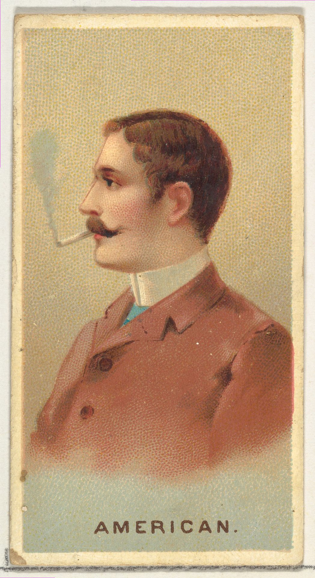 American, from World's Smokers series (N33) for Allen & Ginter Cigarettes by Allen & Ginter