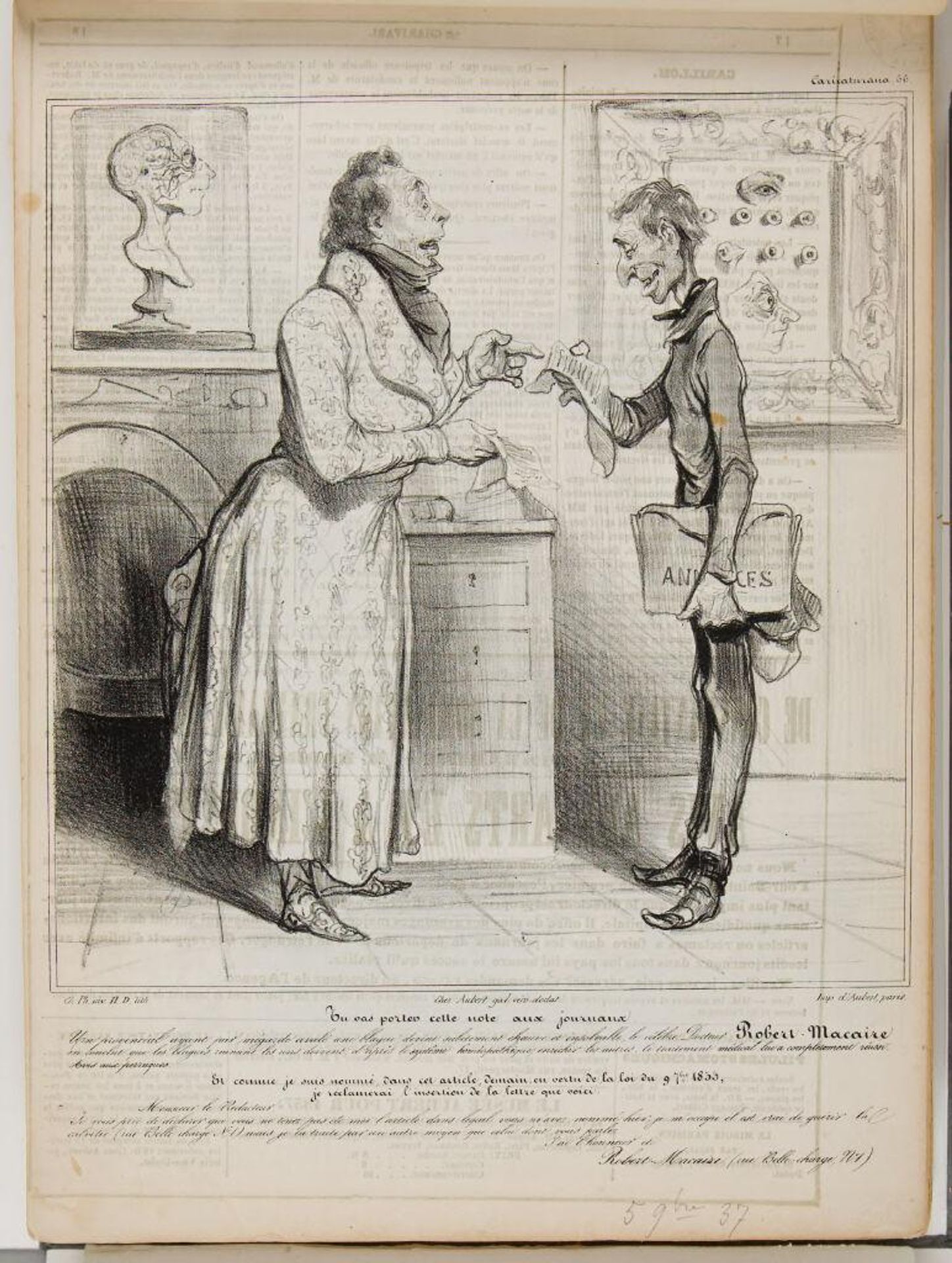 Pickhardt Vol. II: Charivari Lithographs by Daumier by Honoré Daumier