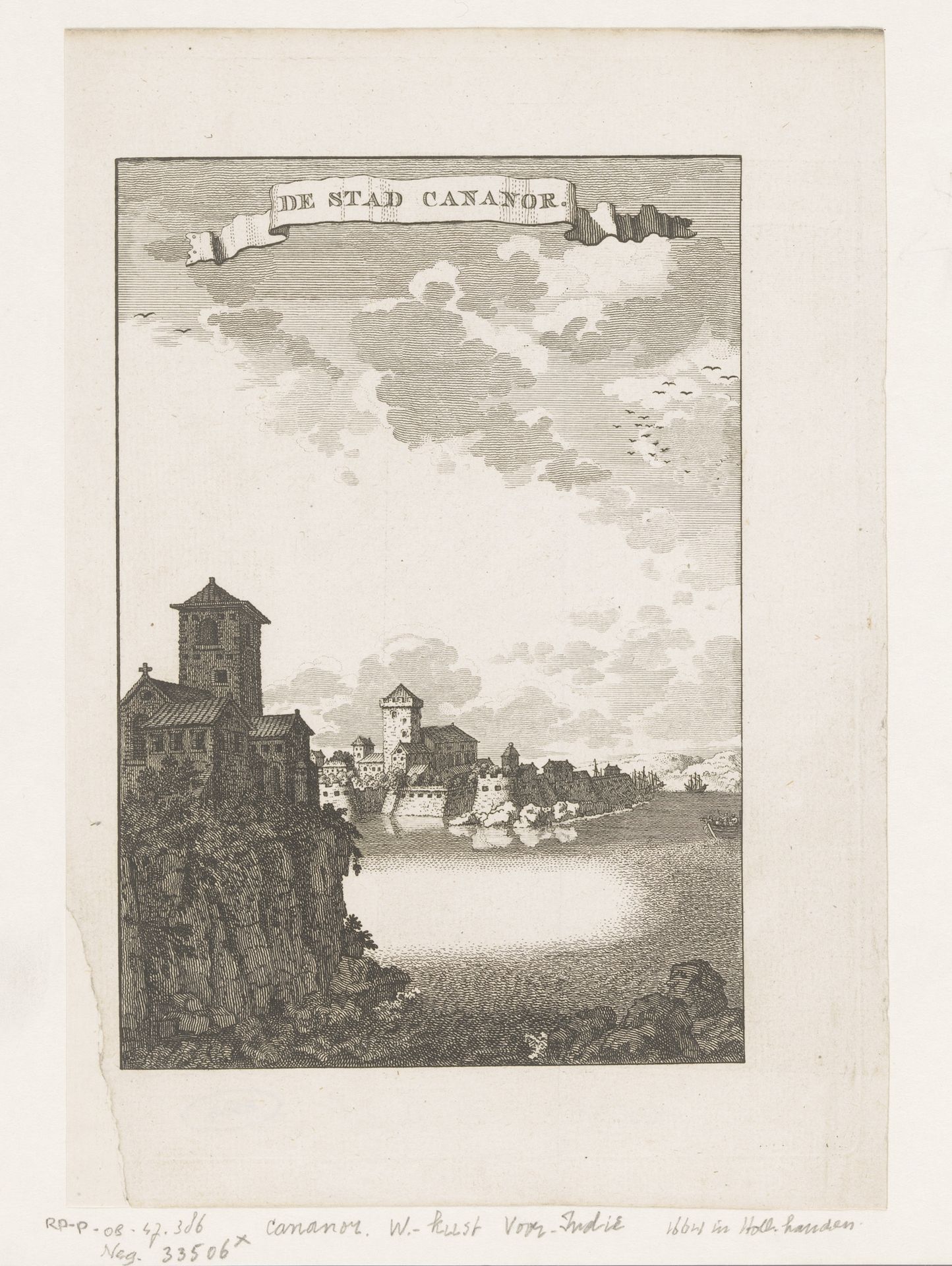 Gezicht op de stad Kannur by Dirk de Jong