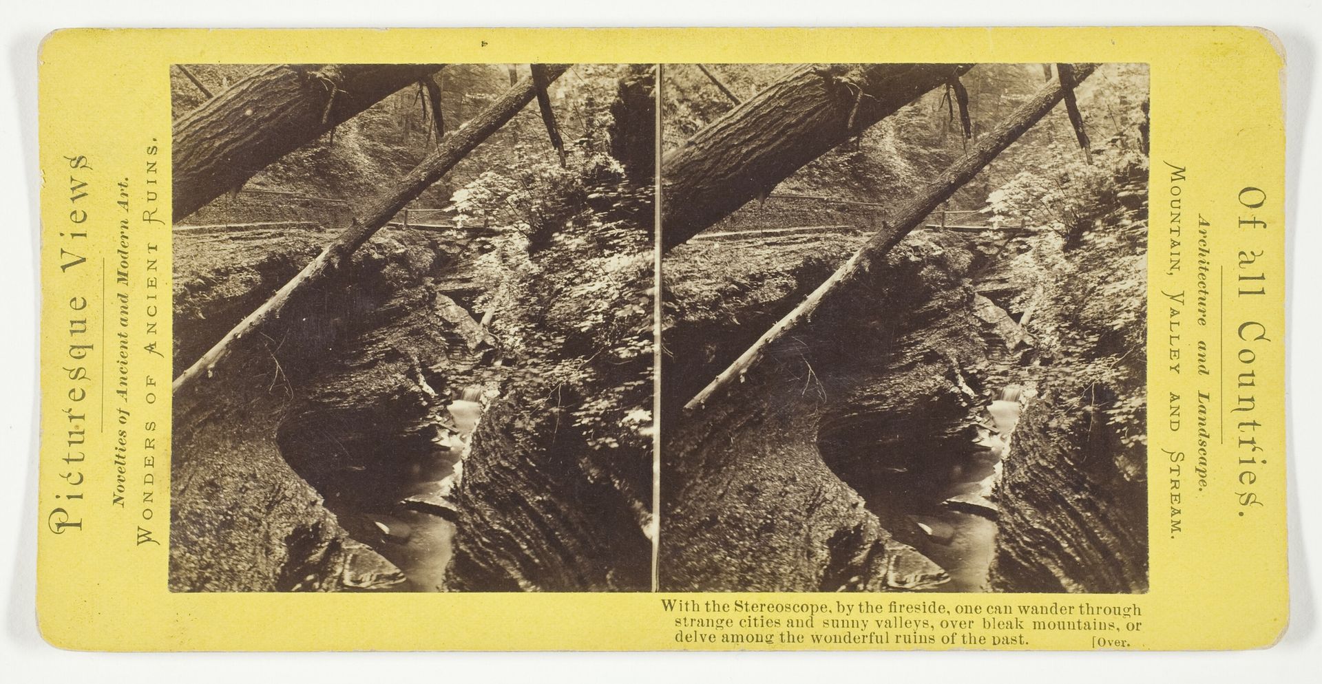 Mountain, Valley and Stream by Anonymous