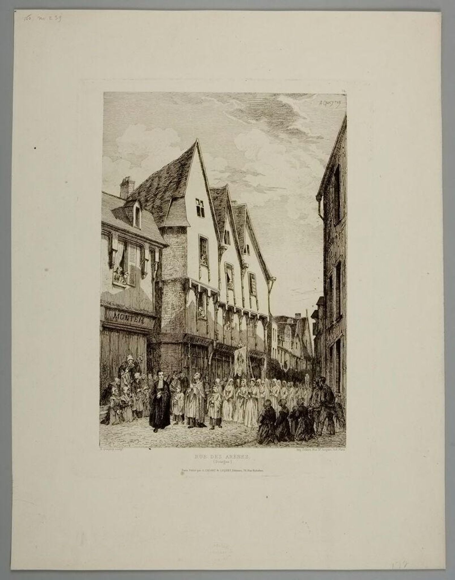 Rue des ArÃ¨nes, Bourges by Louis Armand Queyroy