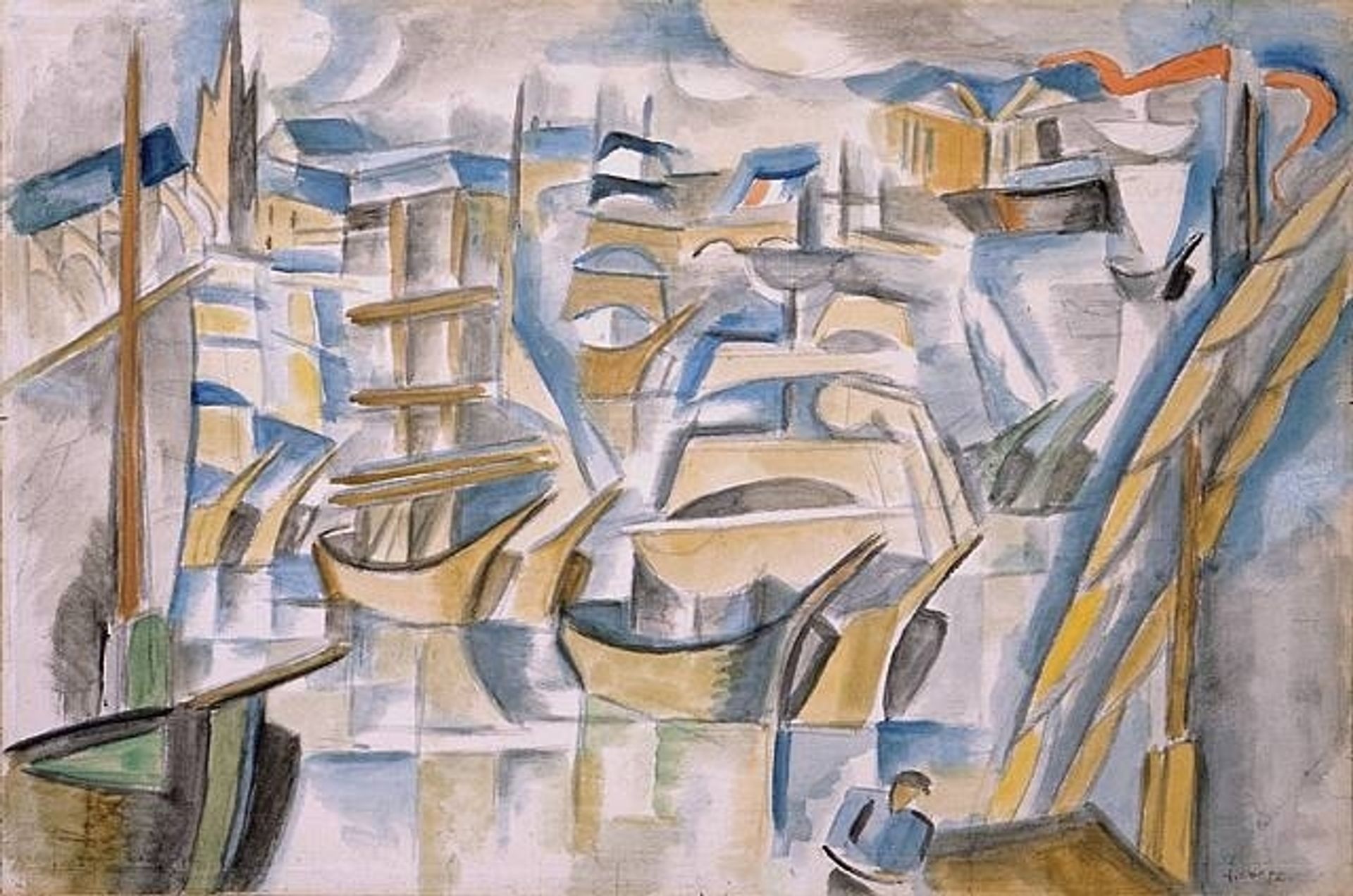 Le Port de Bordeaux by André Lhote