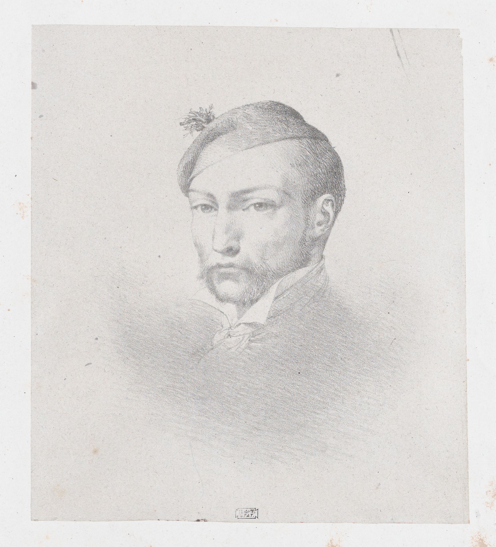 Portrait of Théodore Gericault by Léon Cogniet