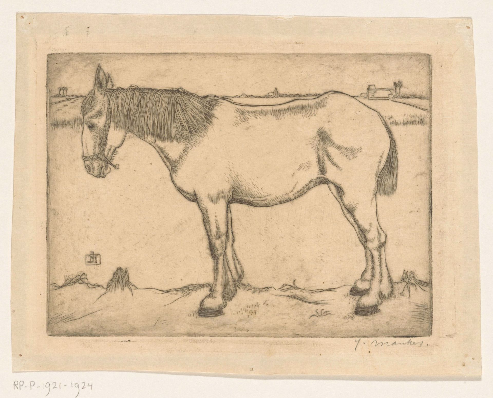 Horse by Jan Mankes