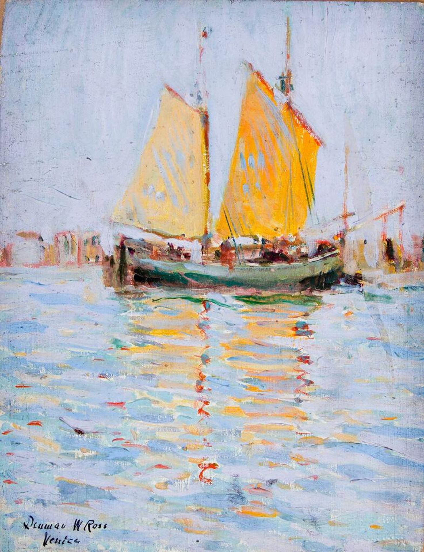 Boat in the Canal, Venice by Denman Waldo Ross