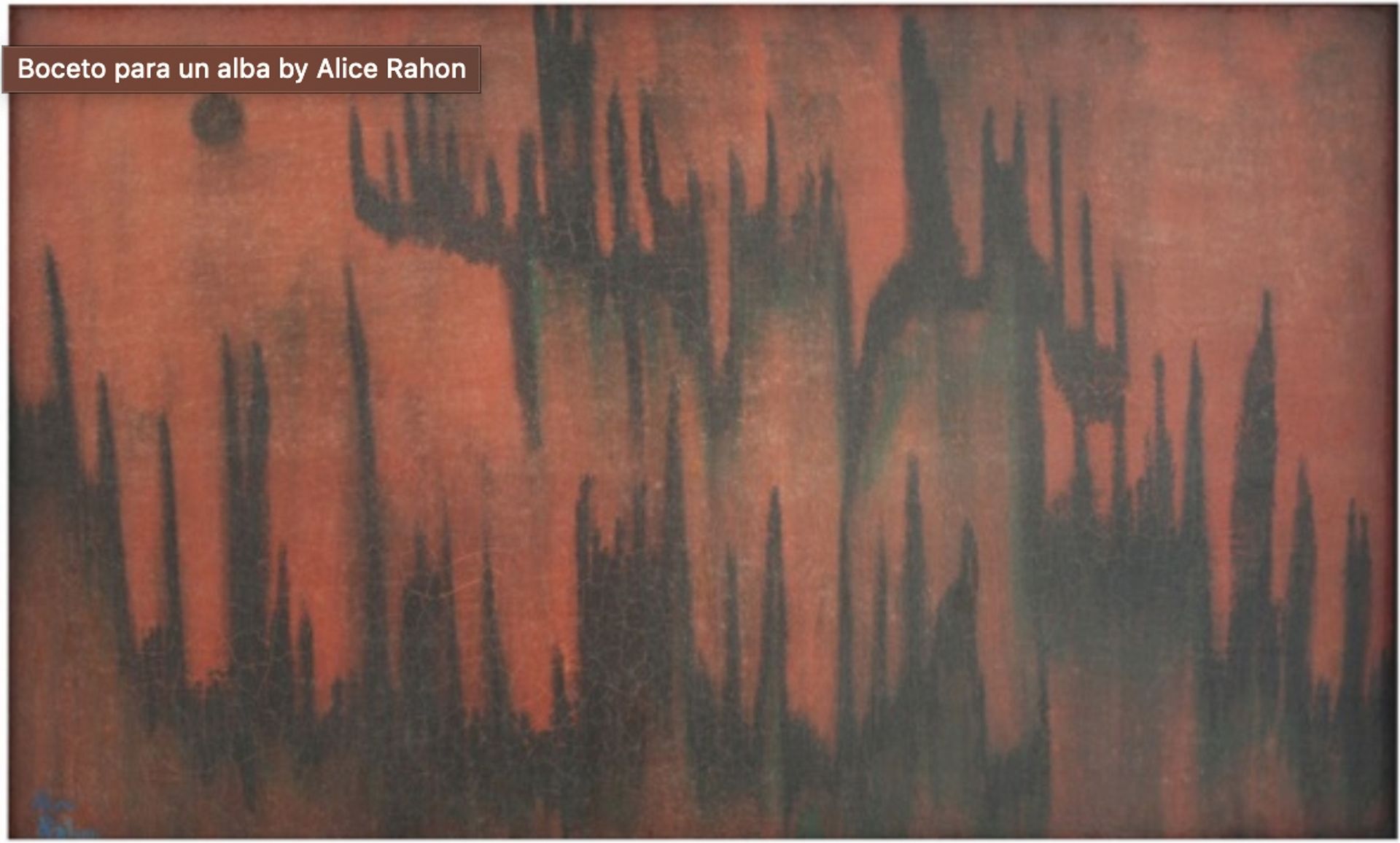 Boceto para un alba by Alice Rahon