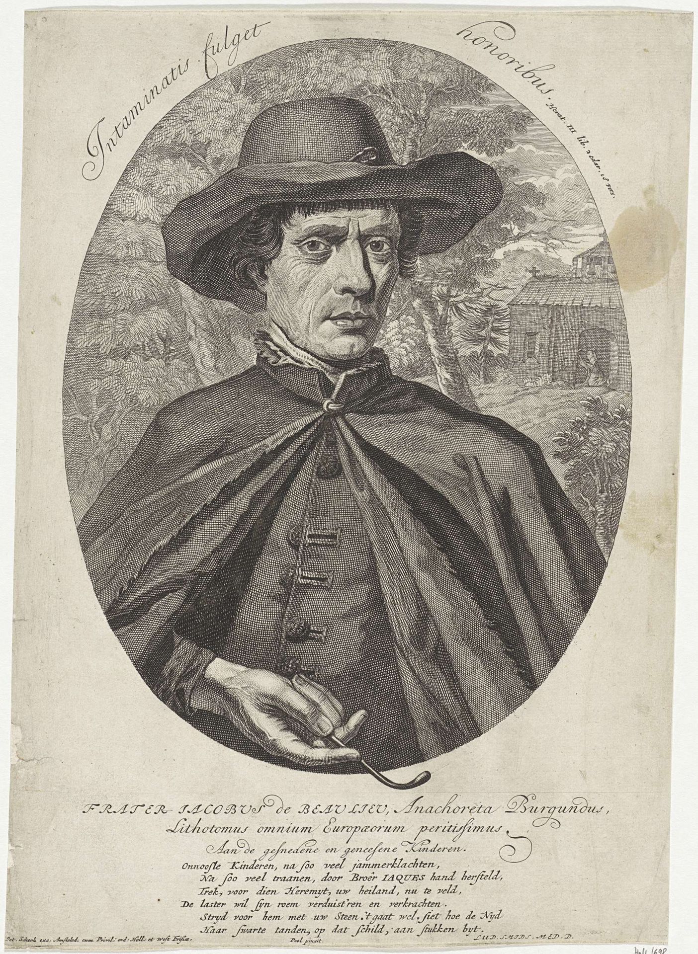 Portret van frère Jaques de Beaulieu by Anonymous