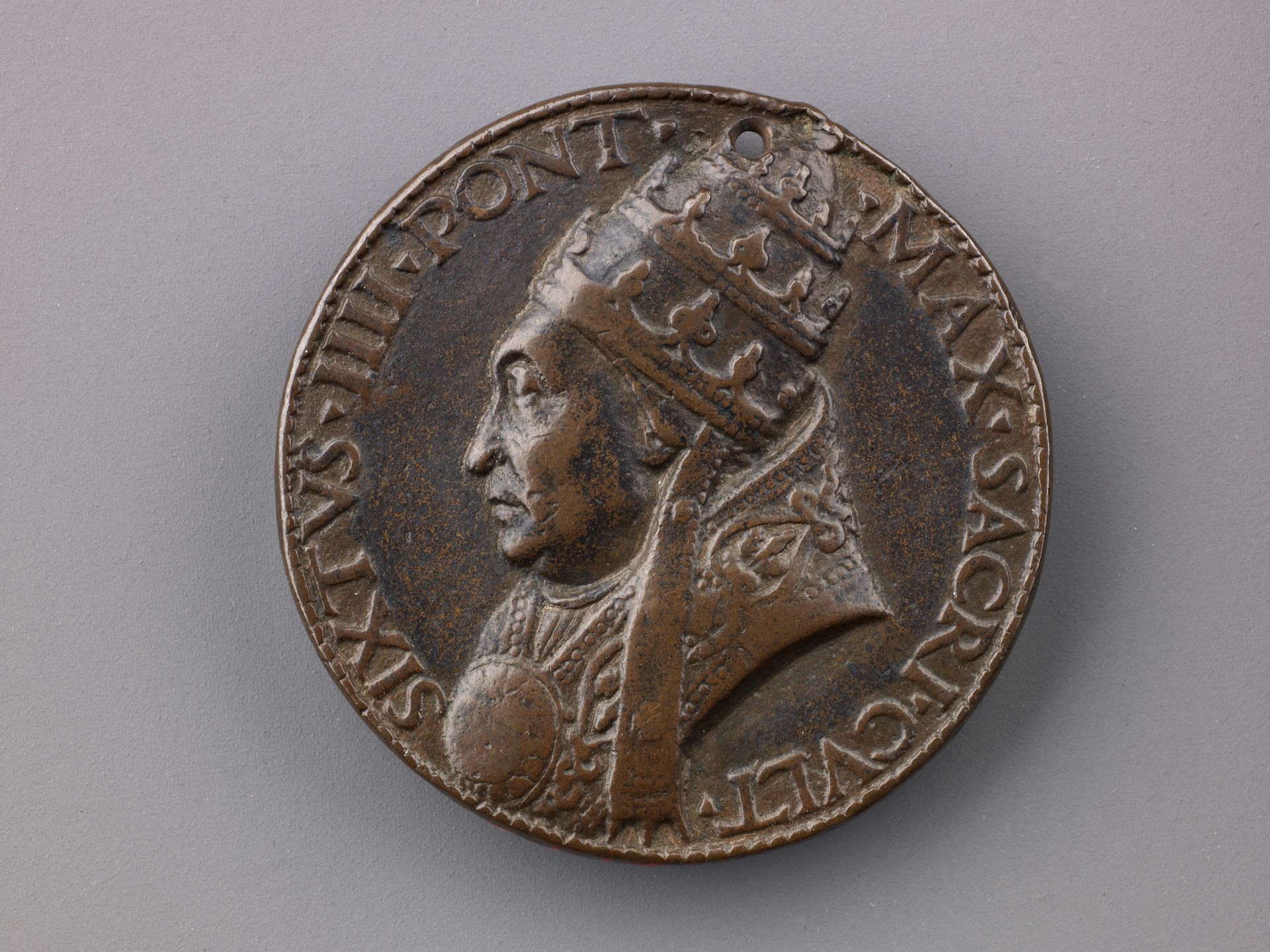 Medal:  Sixtus IV by Lysippus the Younger