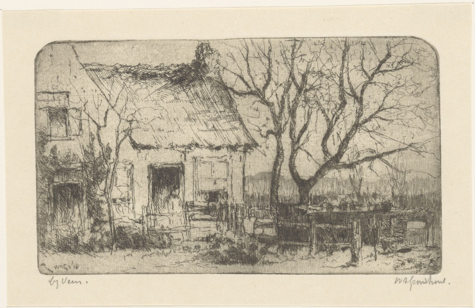 Bij Veere by Willem Adrianus Grondhout