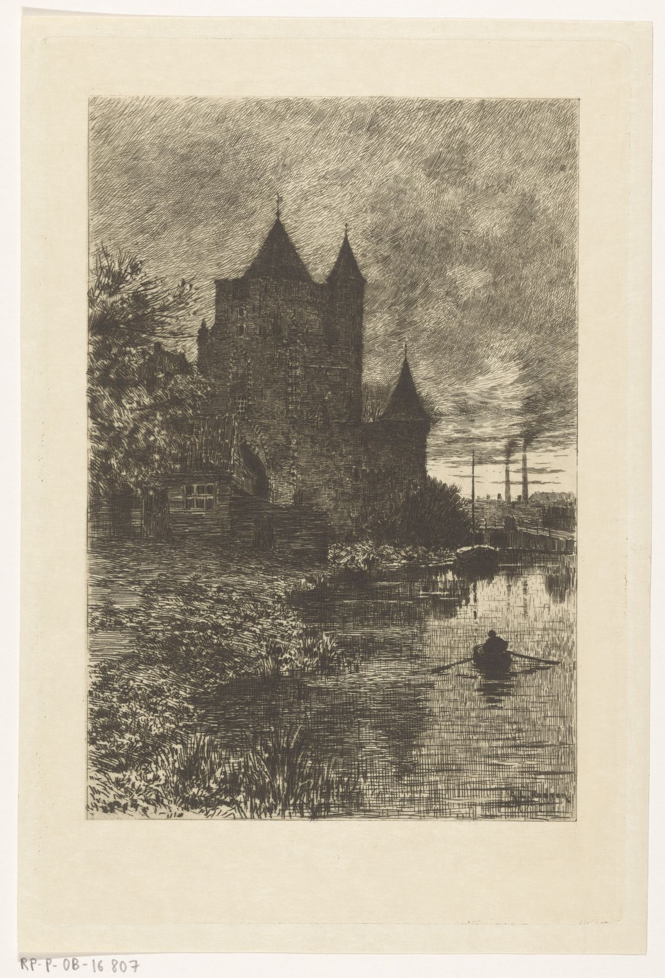 Amsterdamse poort in Haarlem by Anton L. Koster