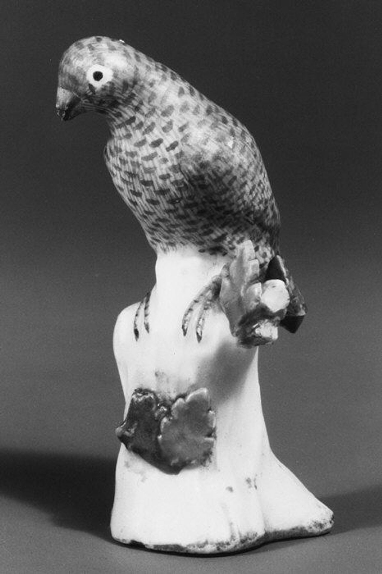 Miniature figure of a parakeet by Meissen Manufactory