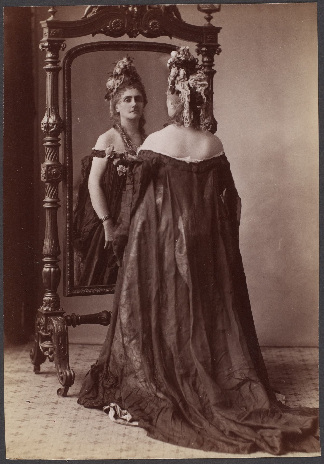 [Countess de Castiglione, from Série des Roses] by Pierre-Louis Pierson