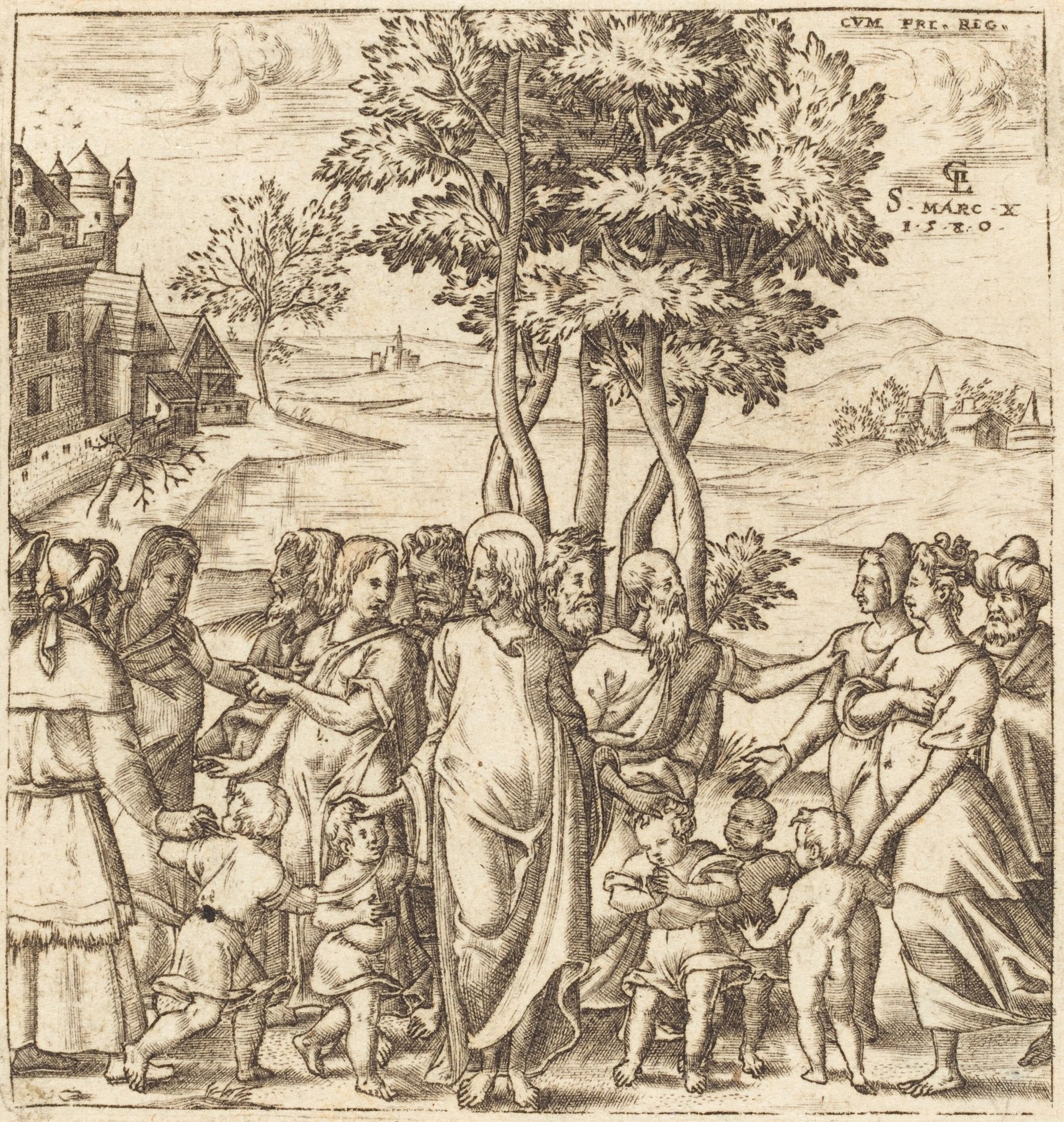 Christ Blesses the Children by Léonard Gaultier
