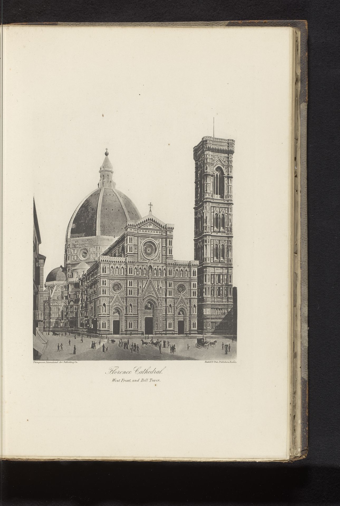 Gezicht op de kathedraal van Florence by Anonymous