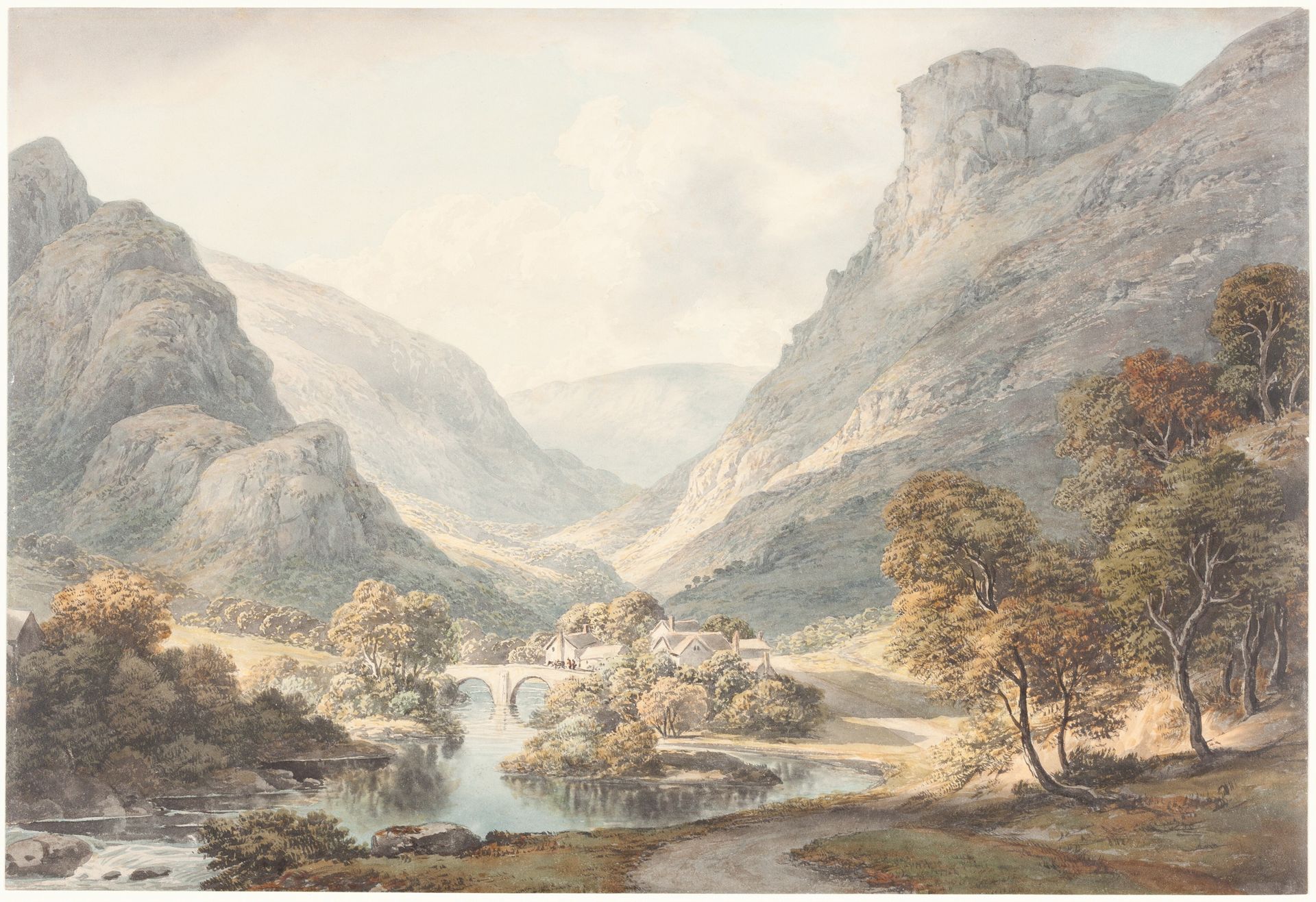 A View of Dovedale by John Glover