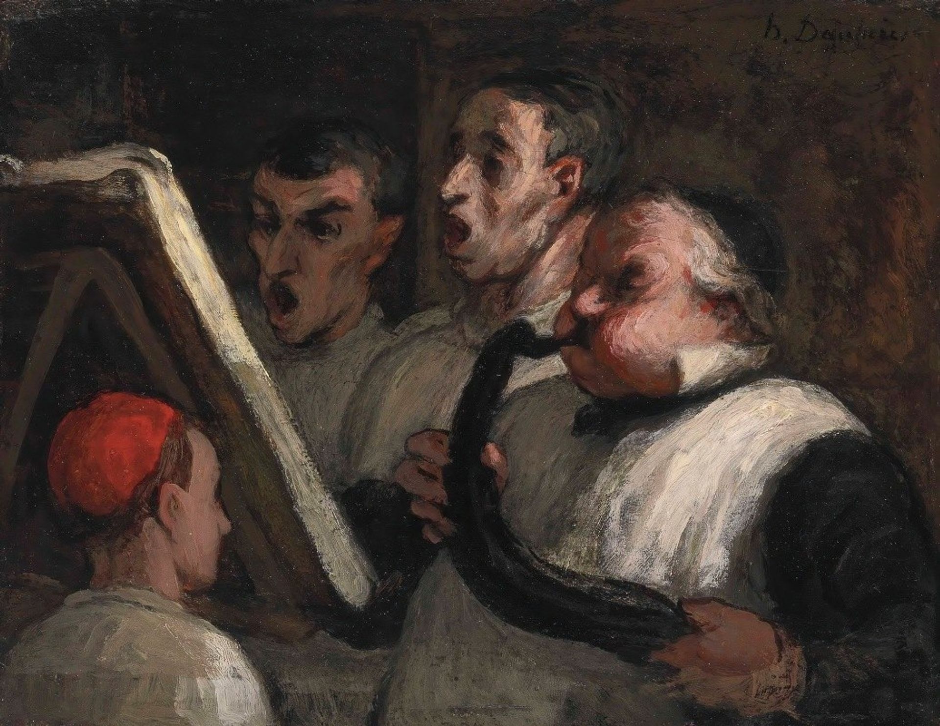 Le Lutrin by Honoré Daumier