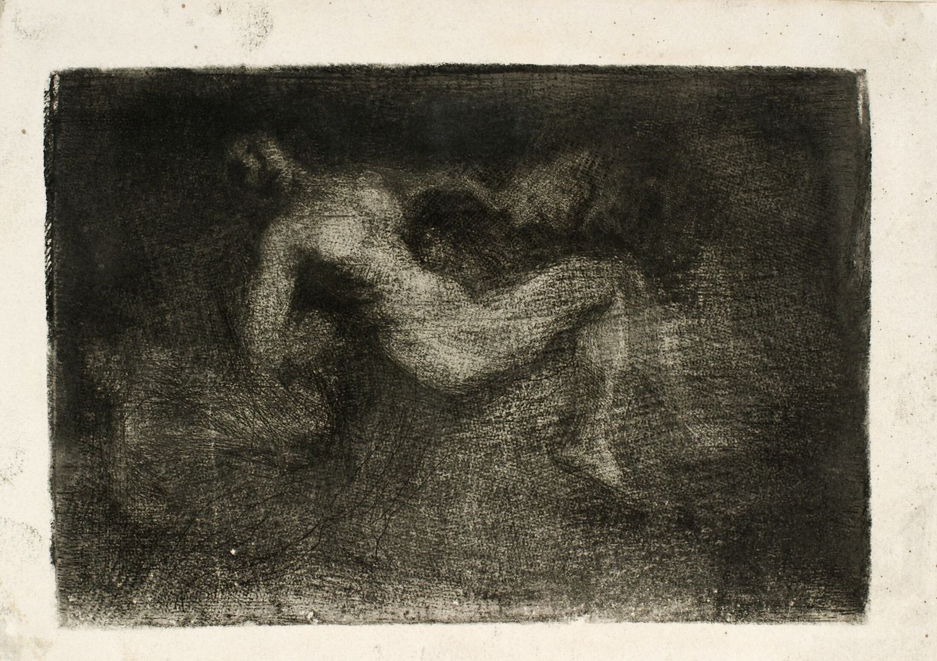 Zephyr bortfører Psyche by Oluf Hartmann