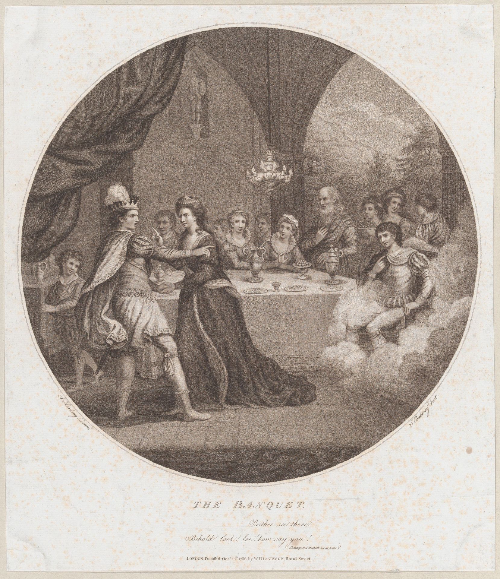 The Banquet (Shakespeare, Macbeth, Act 3, Scene 3) by John Baldrey