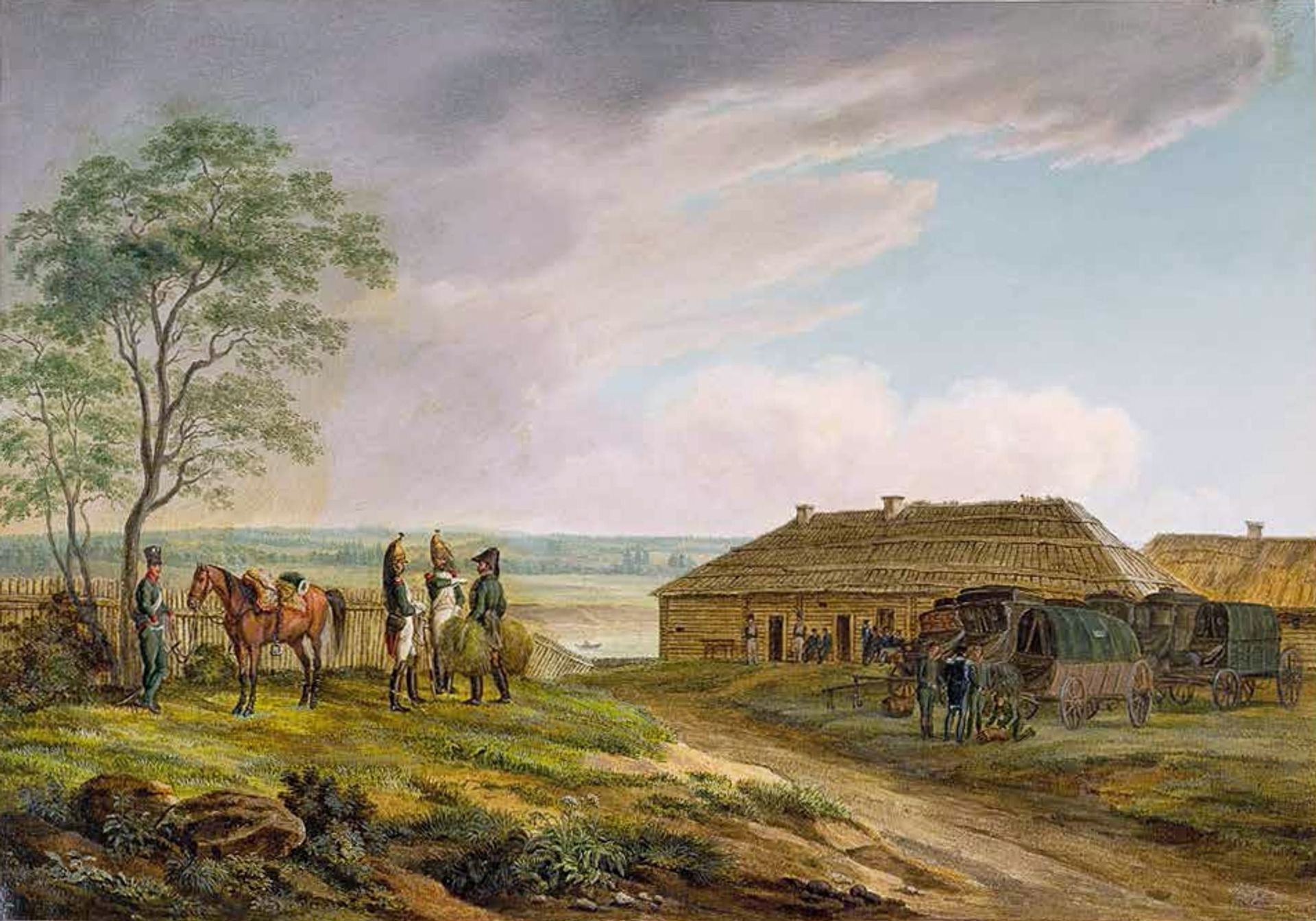 Vialejka). 16 July 1812 by Albrecht Adam
