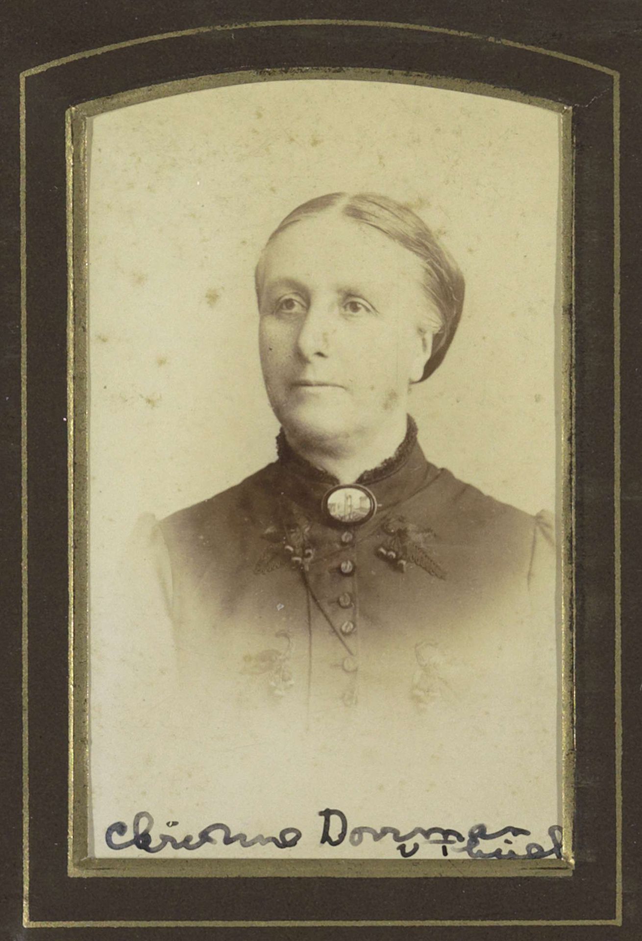 Portret van Christine Doorman-Van Thiel by Max Büttinghausen