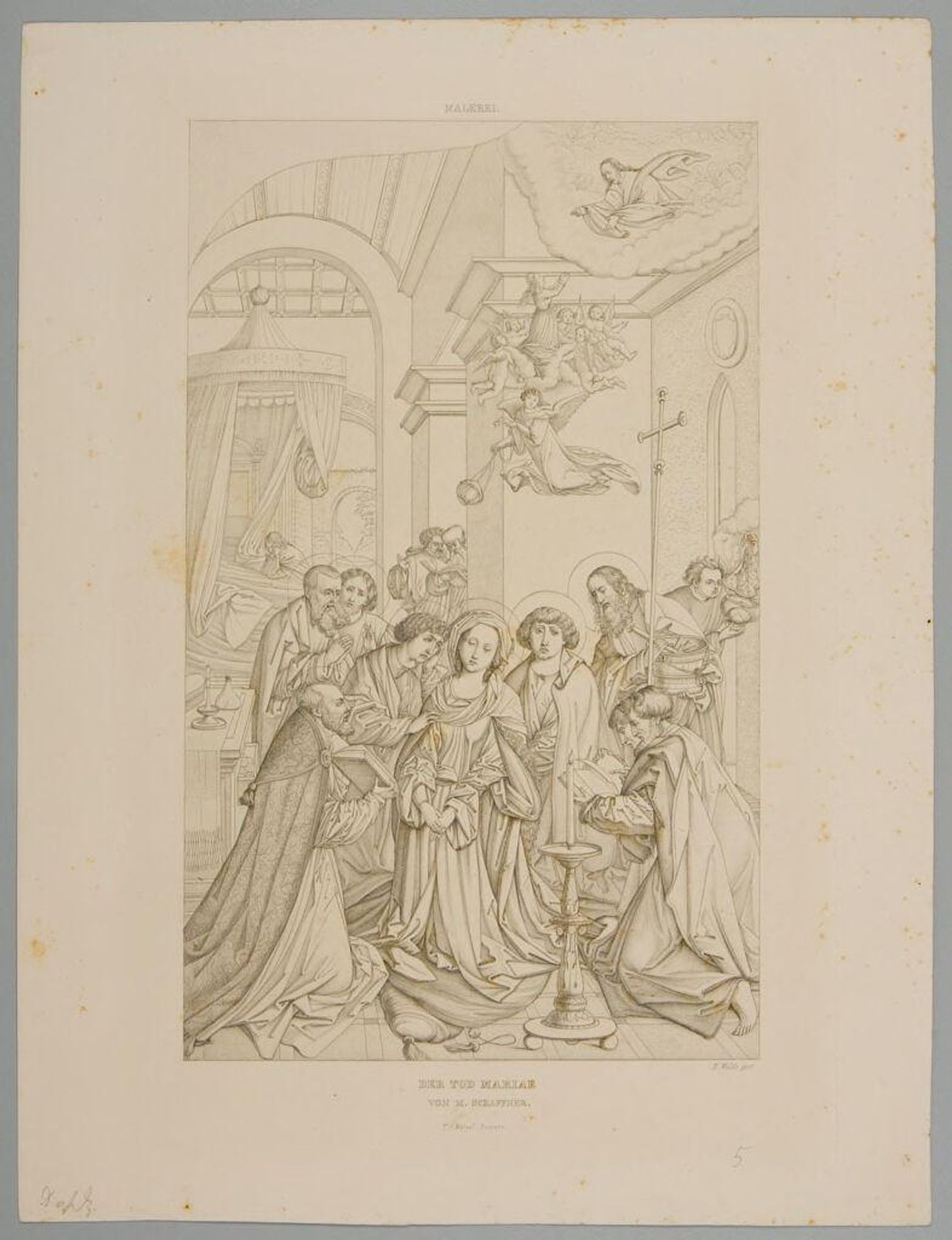 The Death of Mary by Hermann Walde