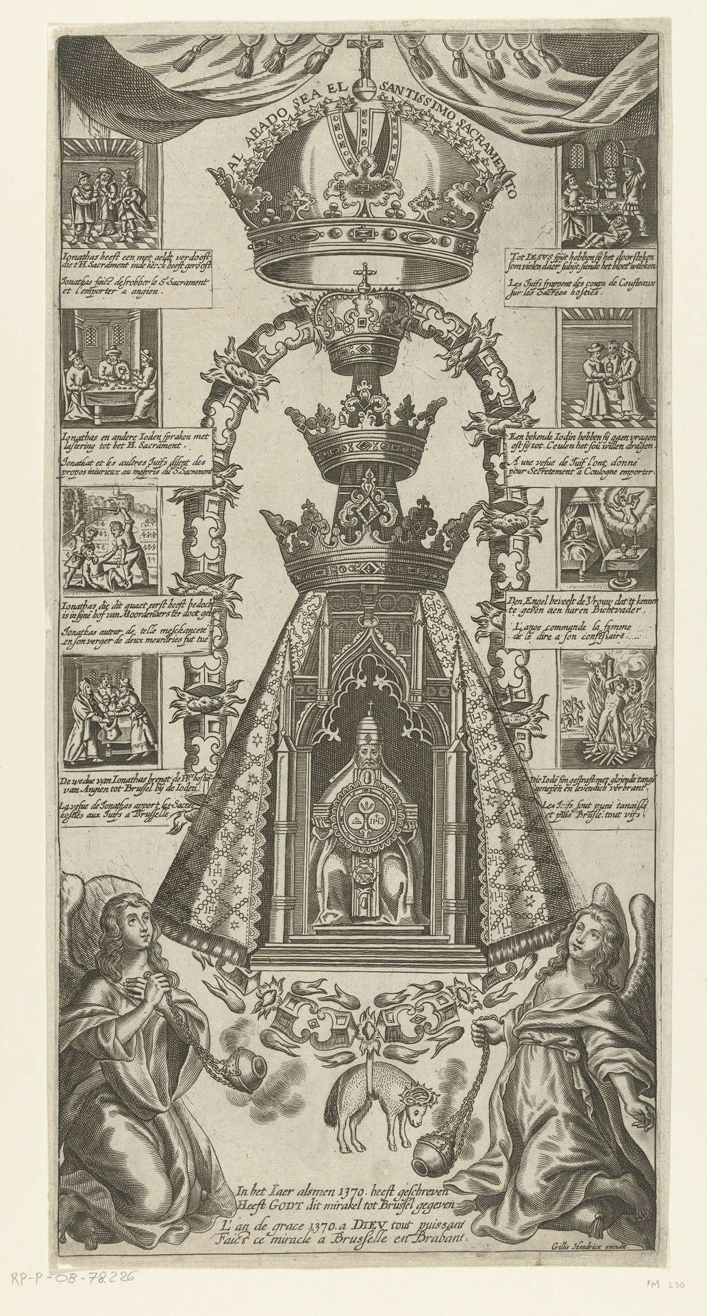 Mirakel van het H. Sacrament te Brussel, 1370 by Anonymous