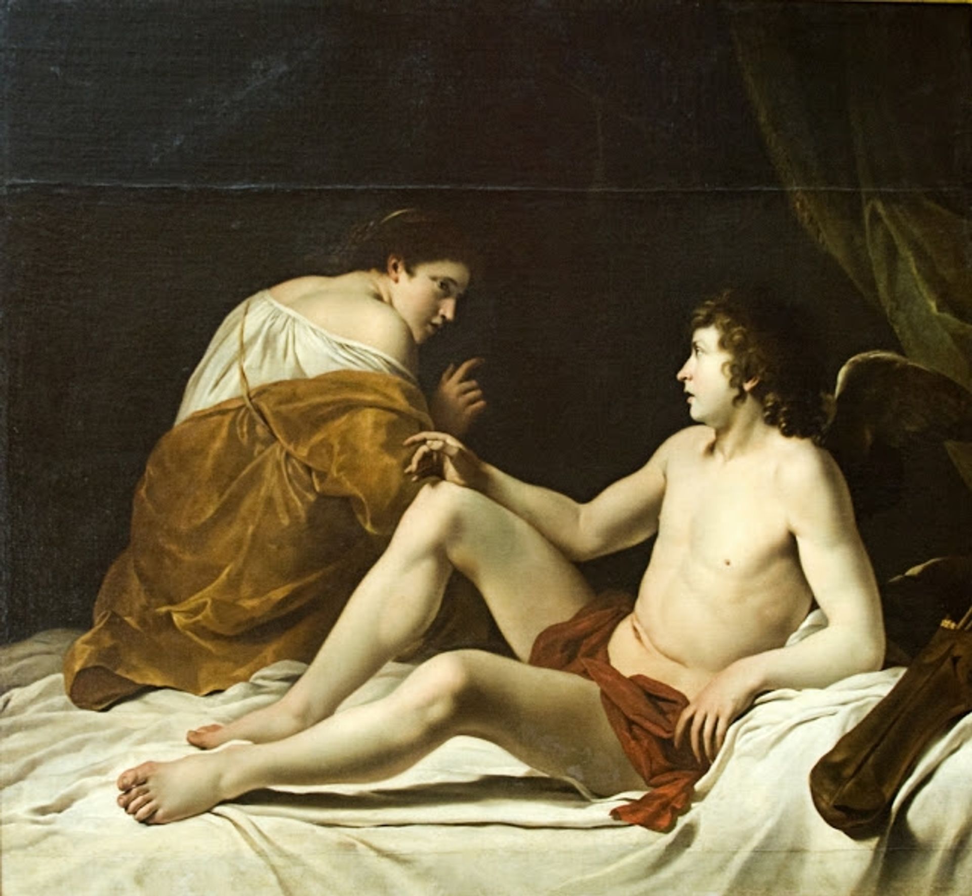 Cupid and Psyche by Orazio Gentileschi