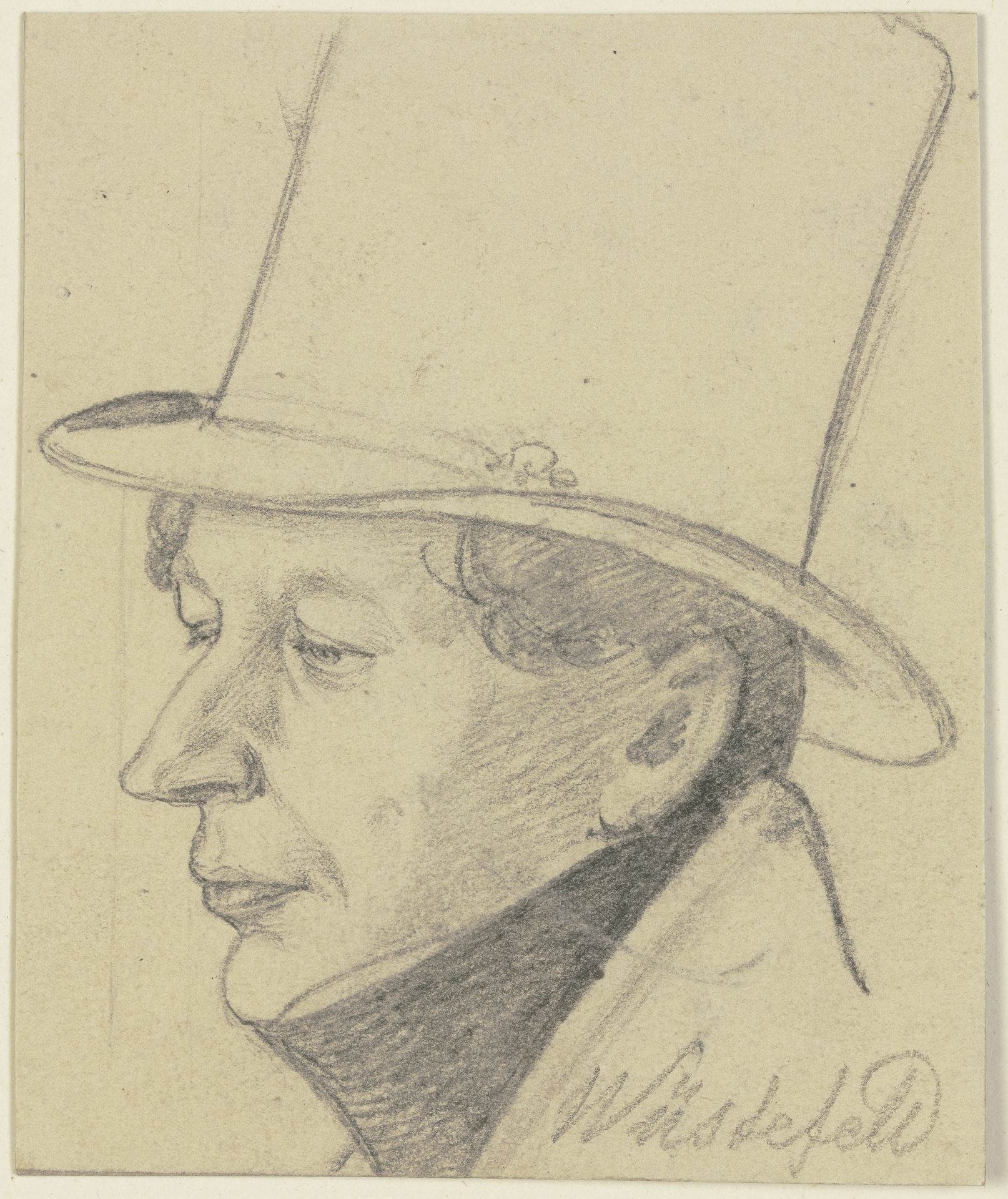 Portrait of Wüstefeld by Carl Hoff